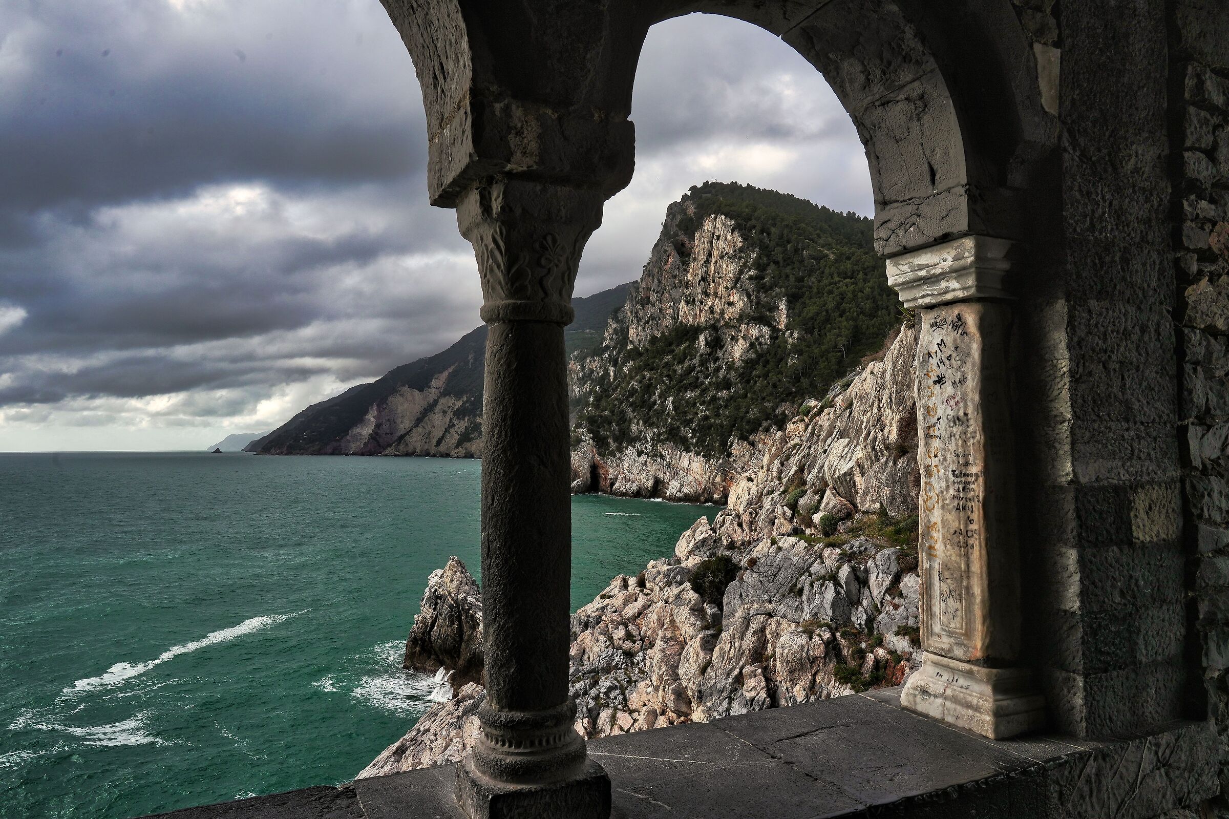 The window of Portovenere