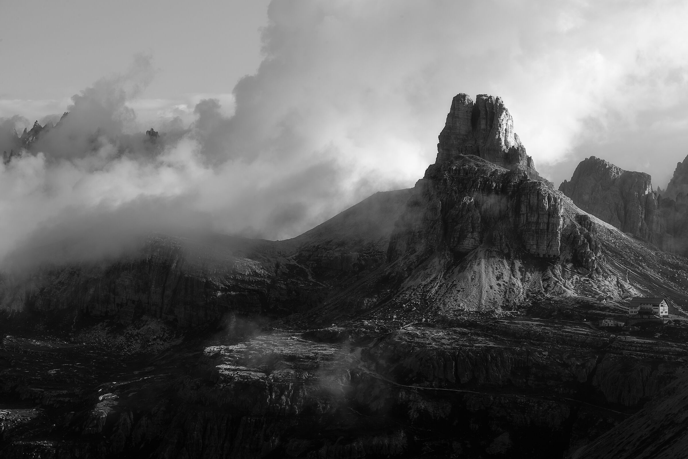 View from Forcella di Lavaredo