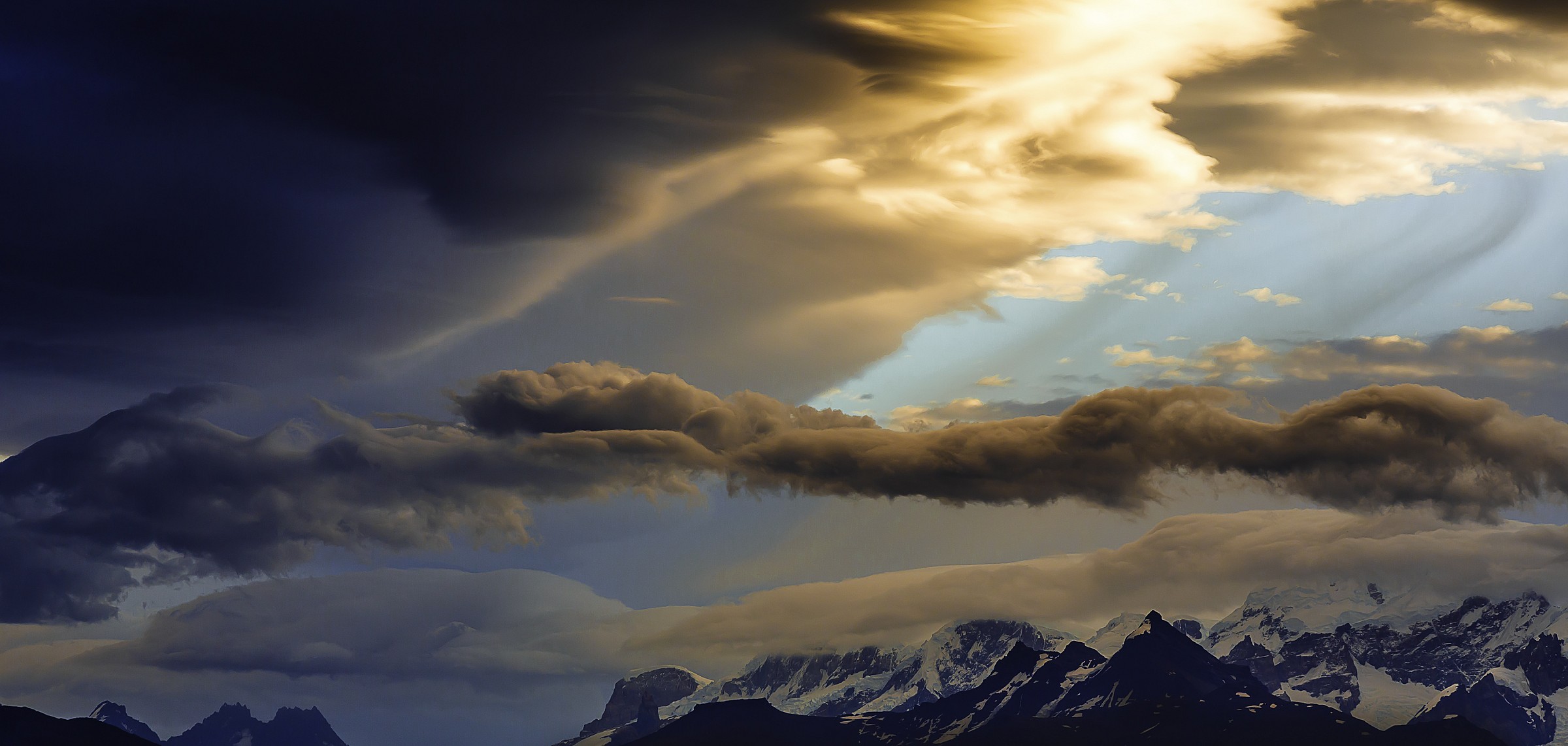 The sky in the Andes