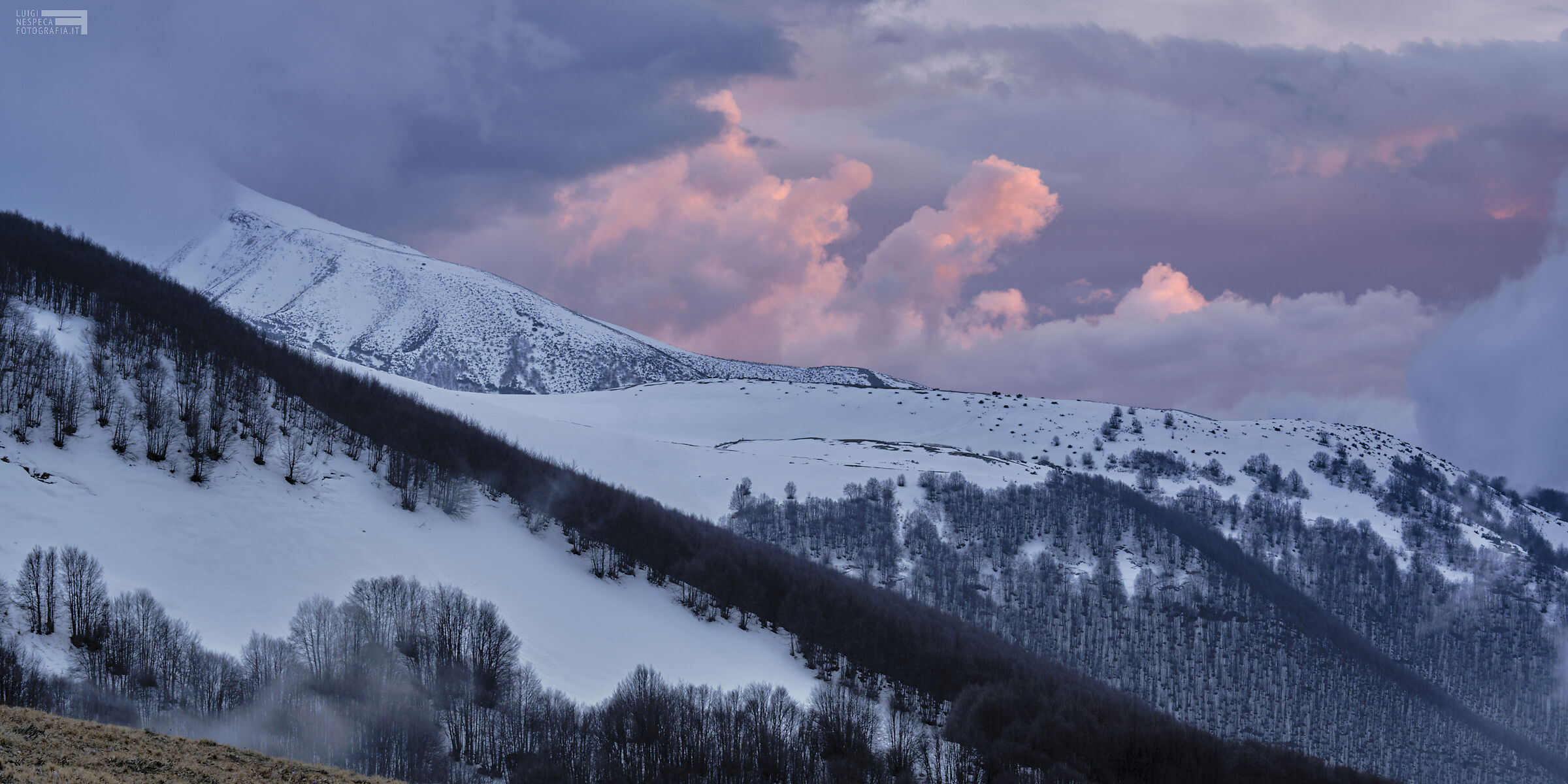 Tramonto sulla Maiella
