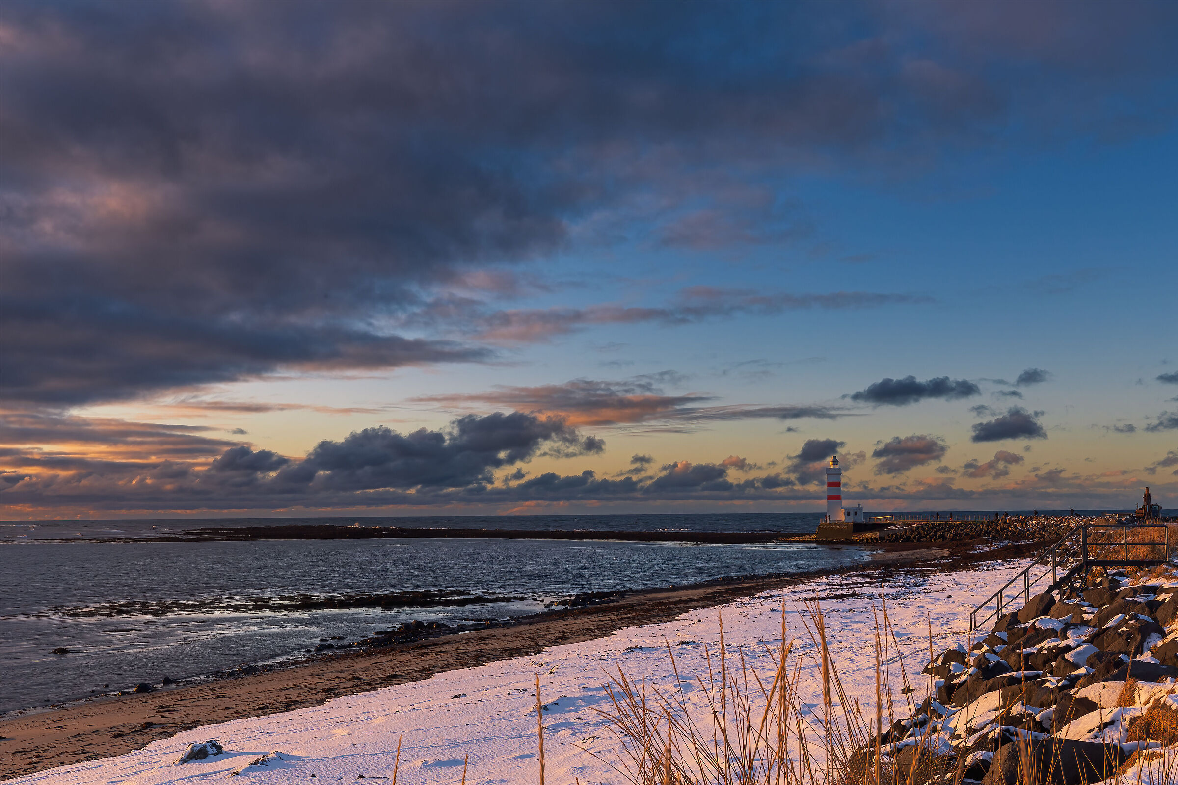 Sunset at light-house