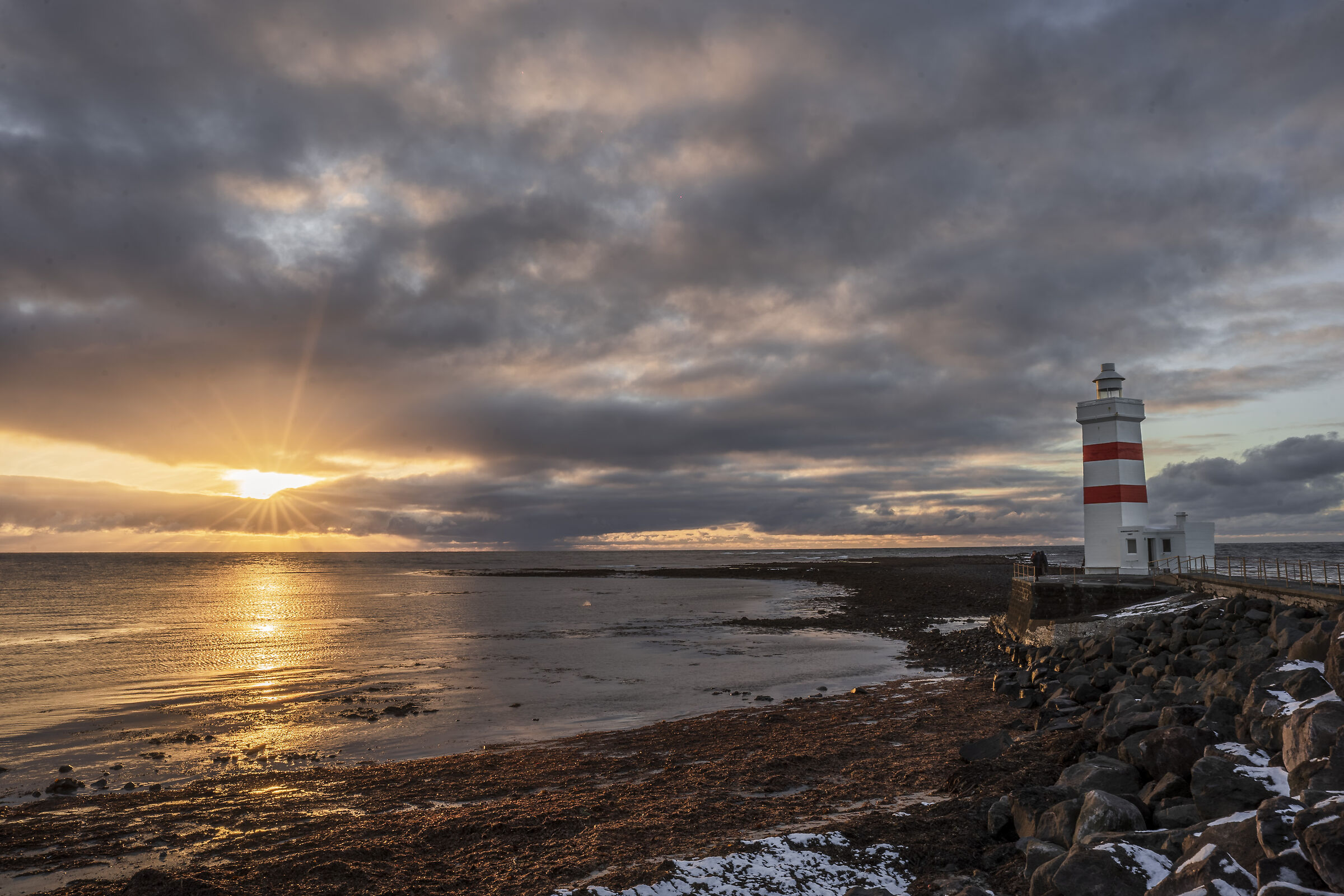 Sunset at Keflavik Lighthouse