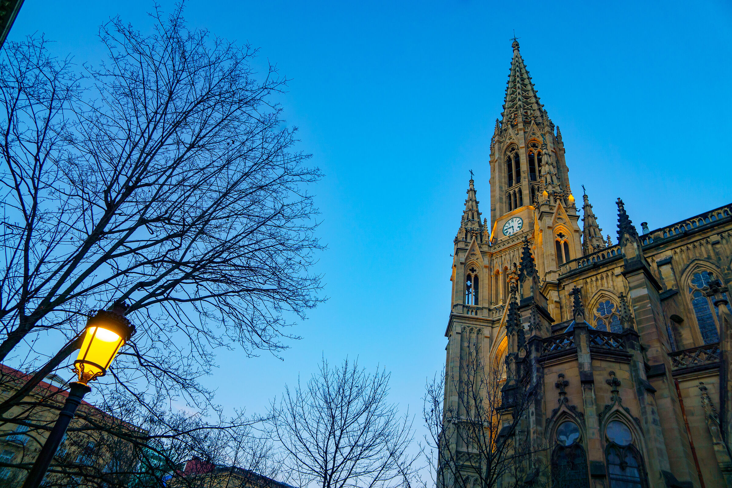 Sunset on the spires