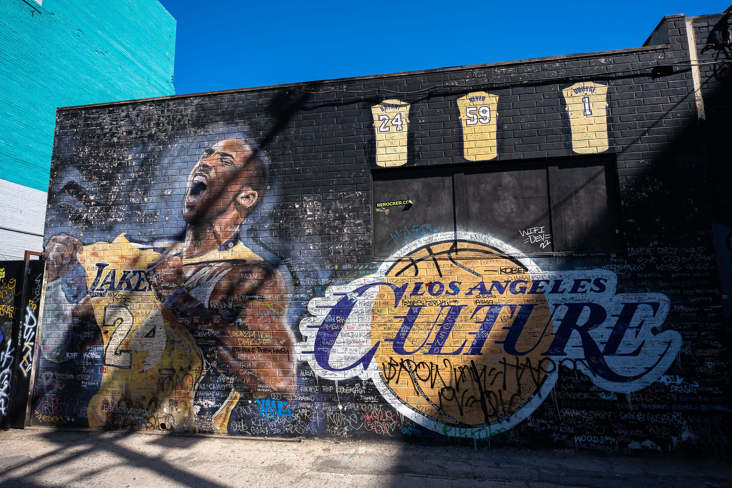 Kobe Bryant murals