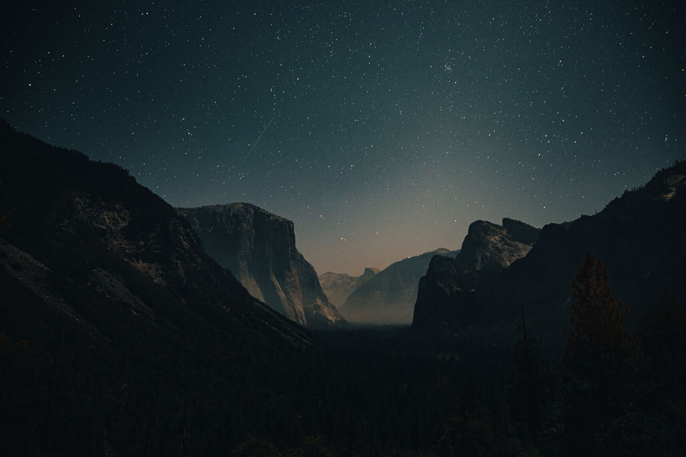 Aurora allo Yosemite