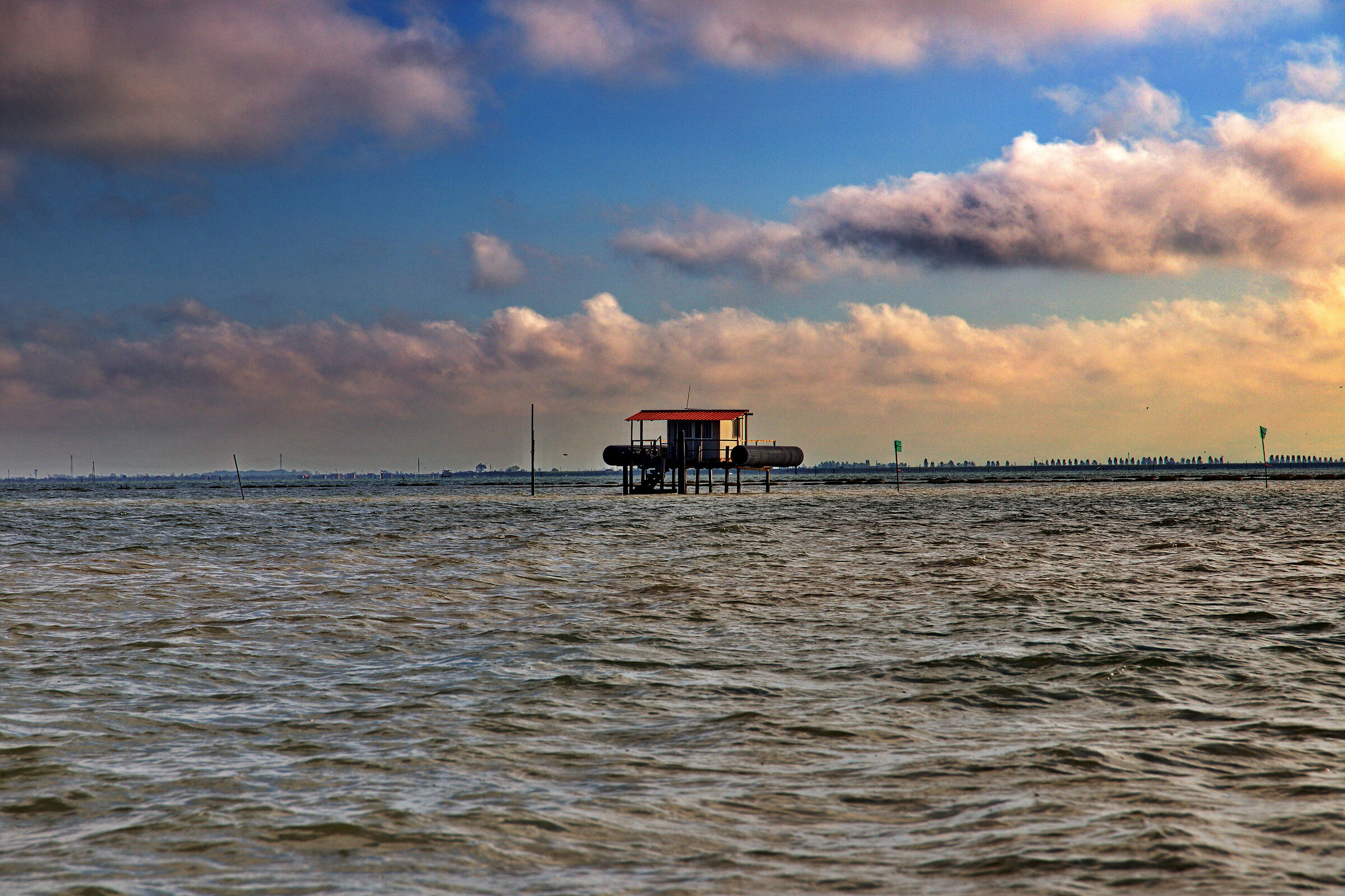 Pesca sul delta del Po