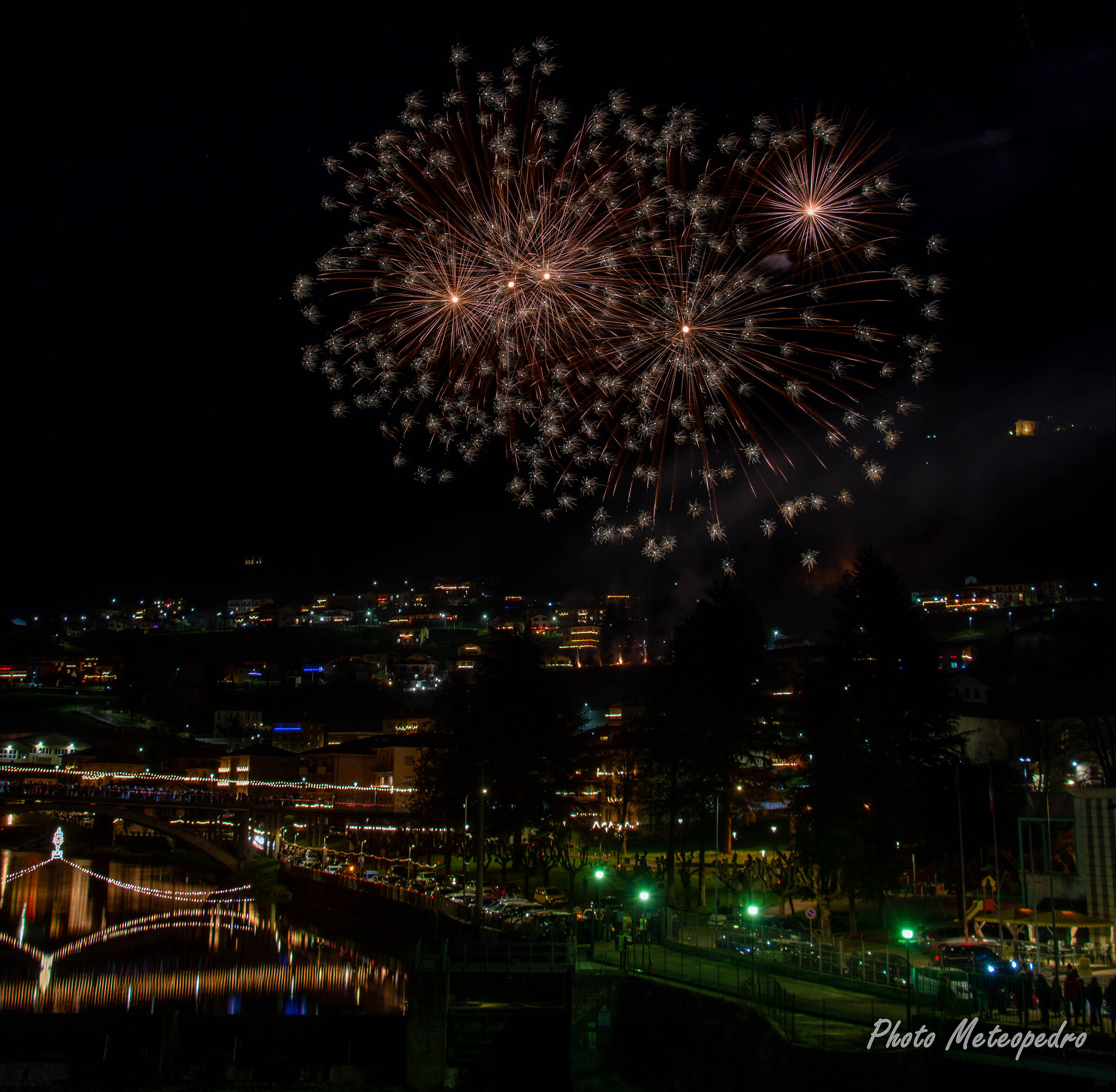 fireworks display