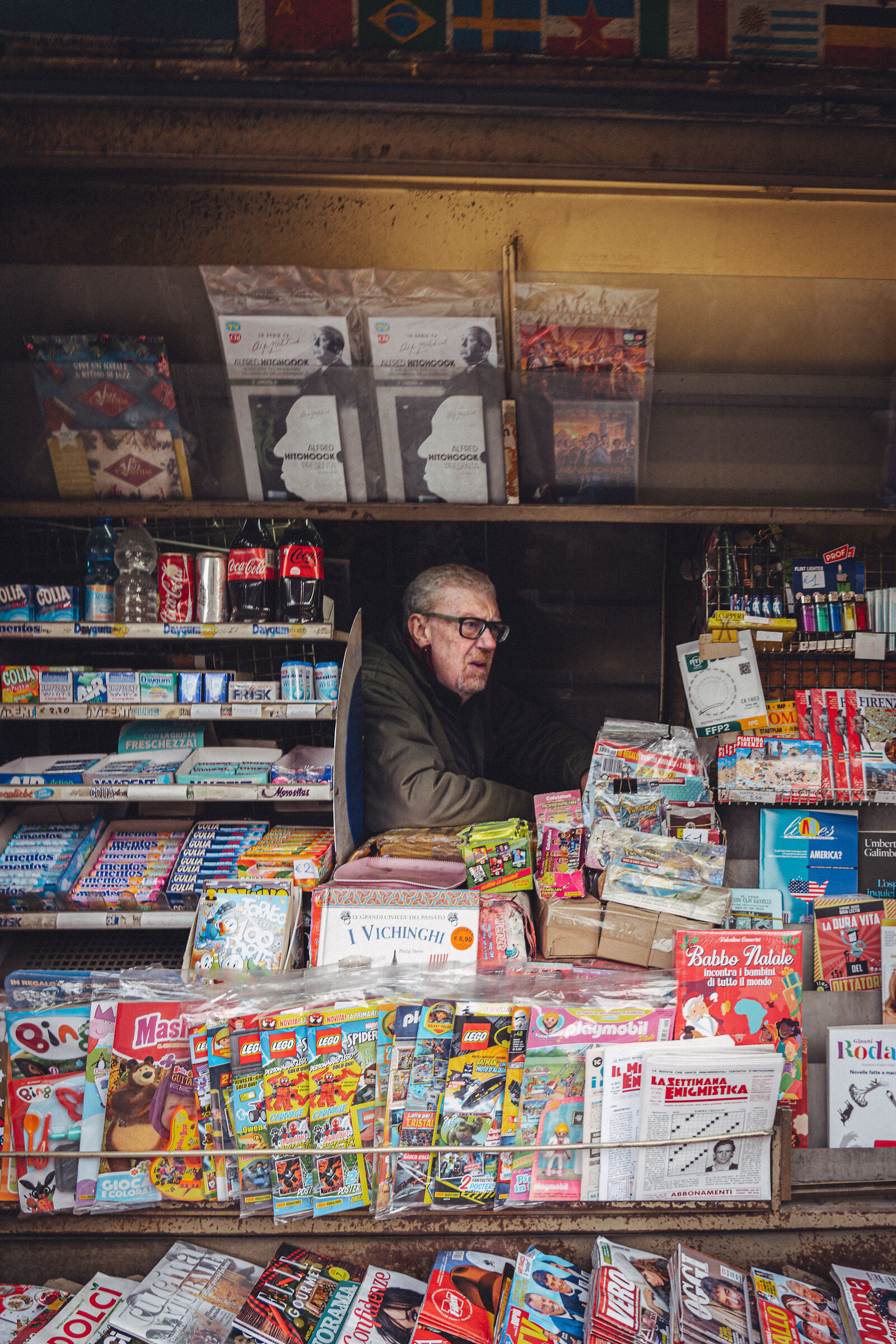 Stolen shoot before the train