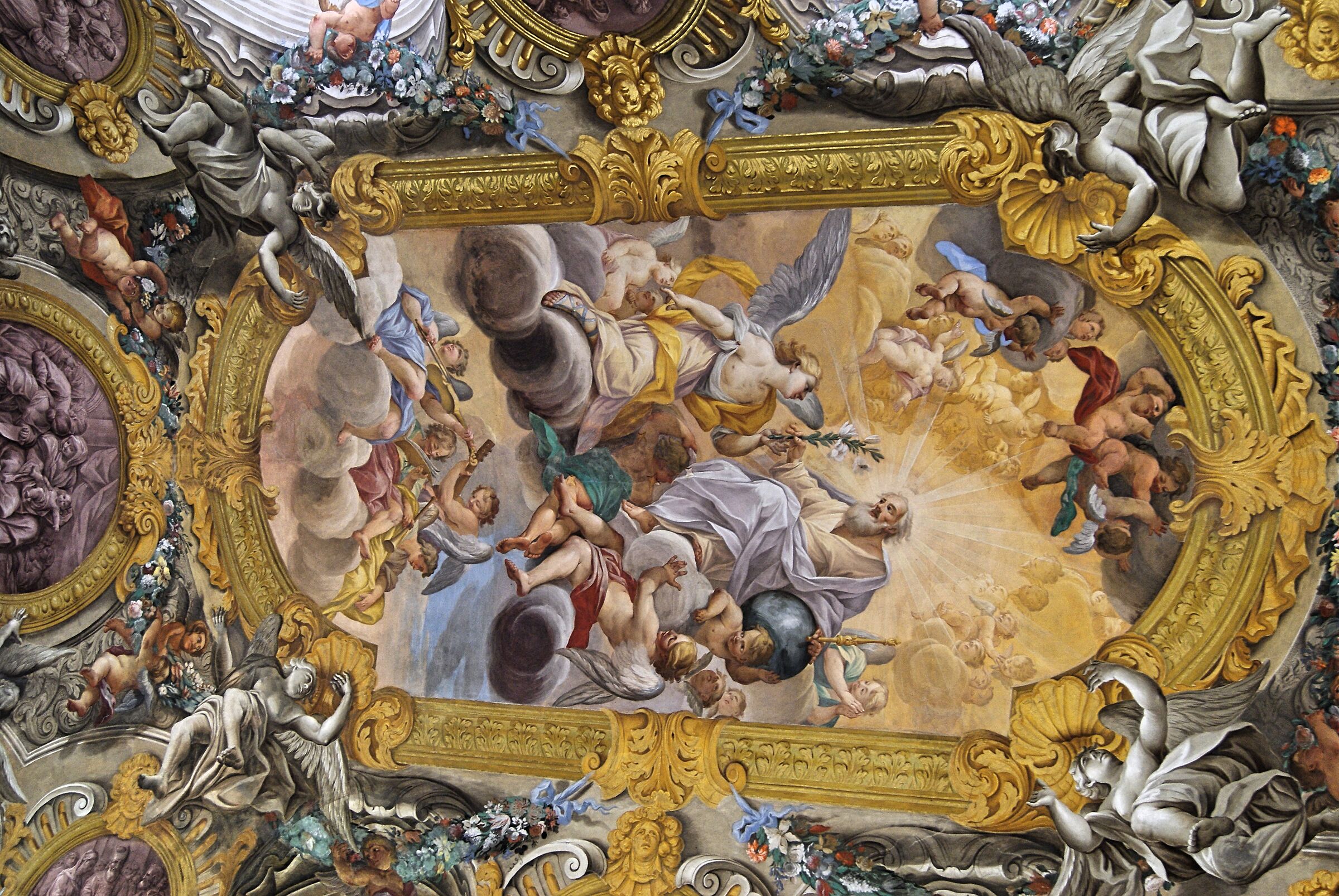 Ceiling Church of the Nunziatina in Todi