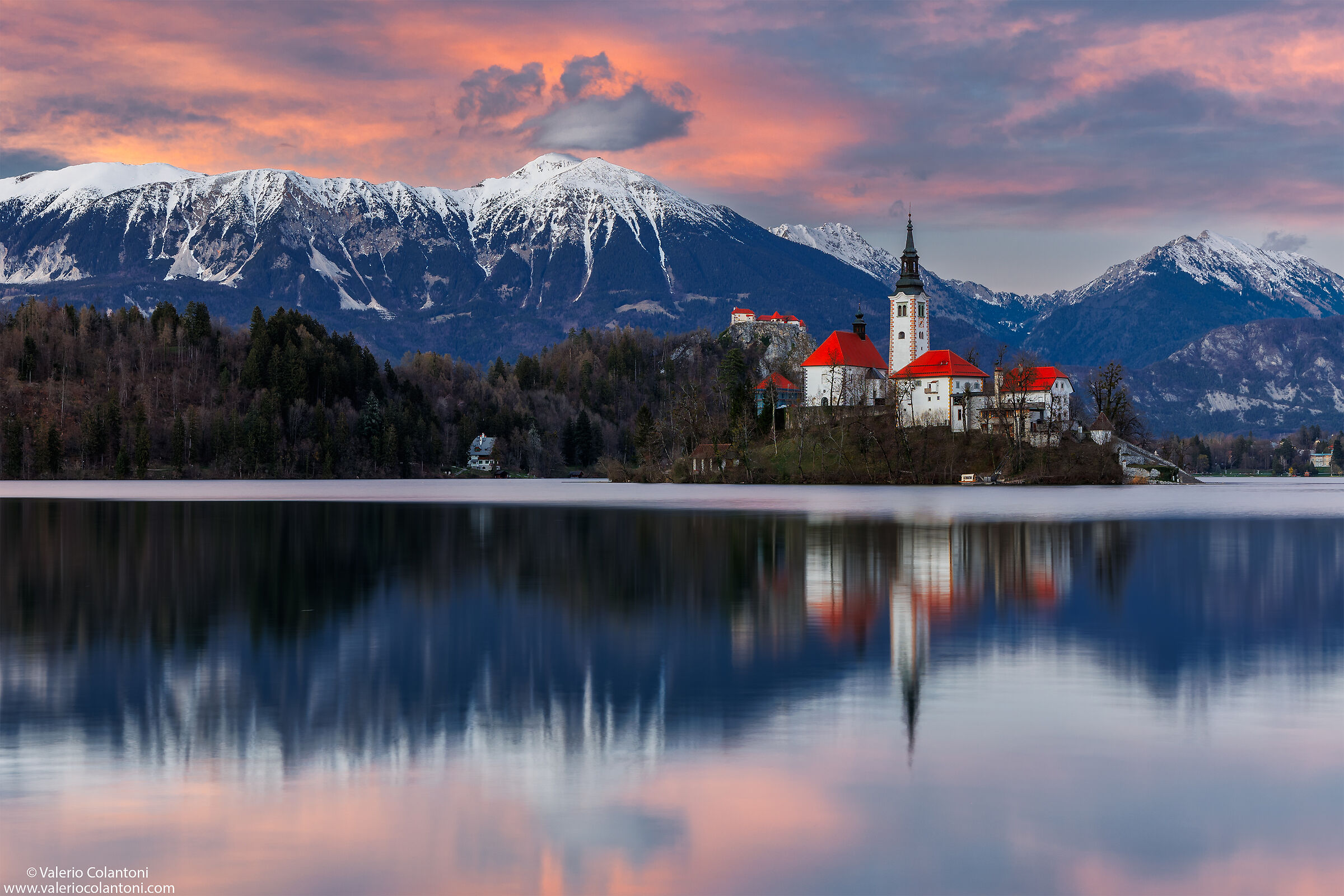 Sunset in Bled...