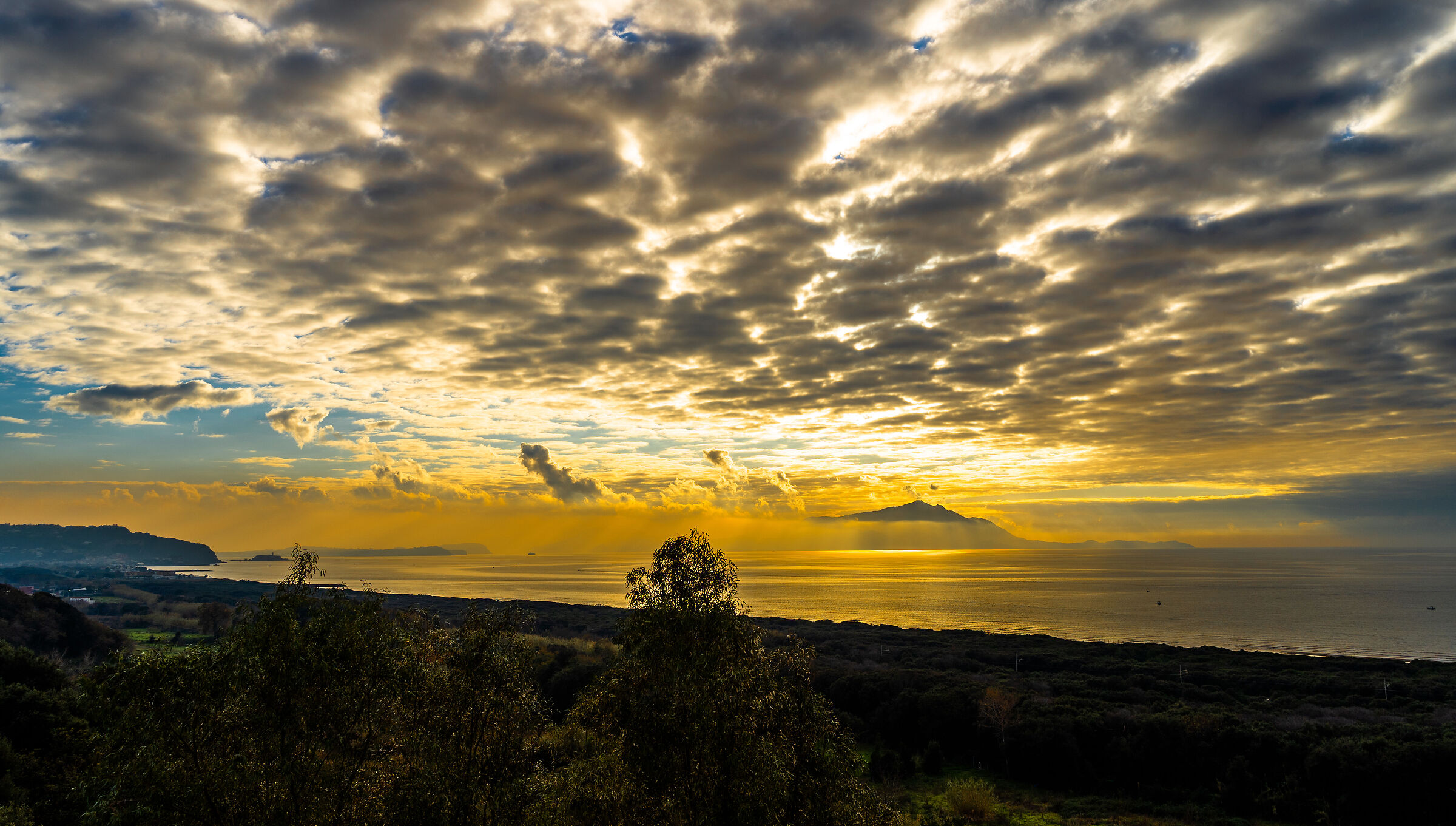 Ischia on the horizon
