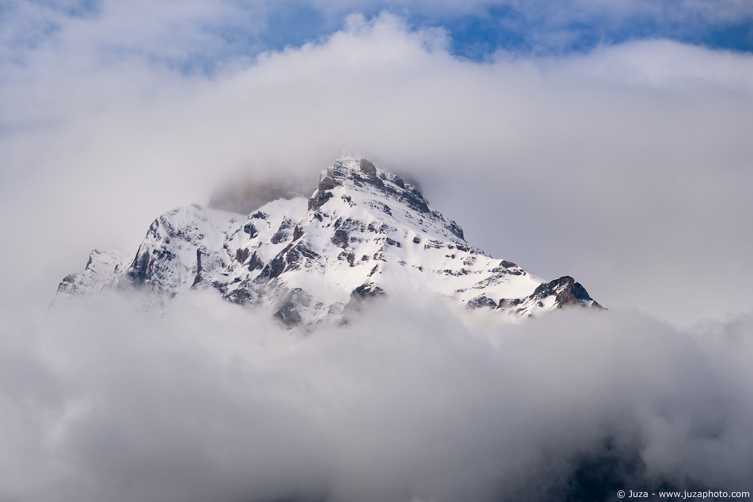 In the clouds, Switzerland