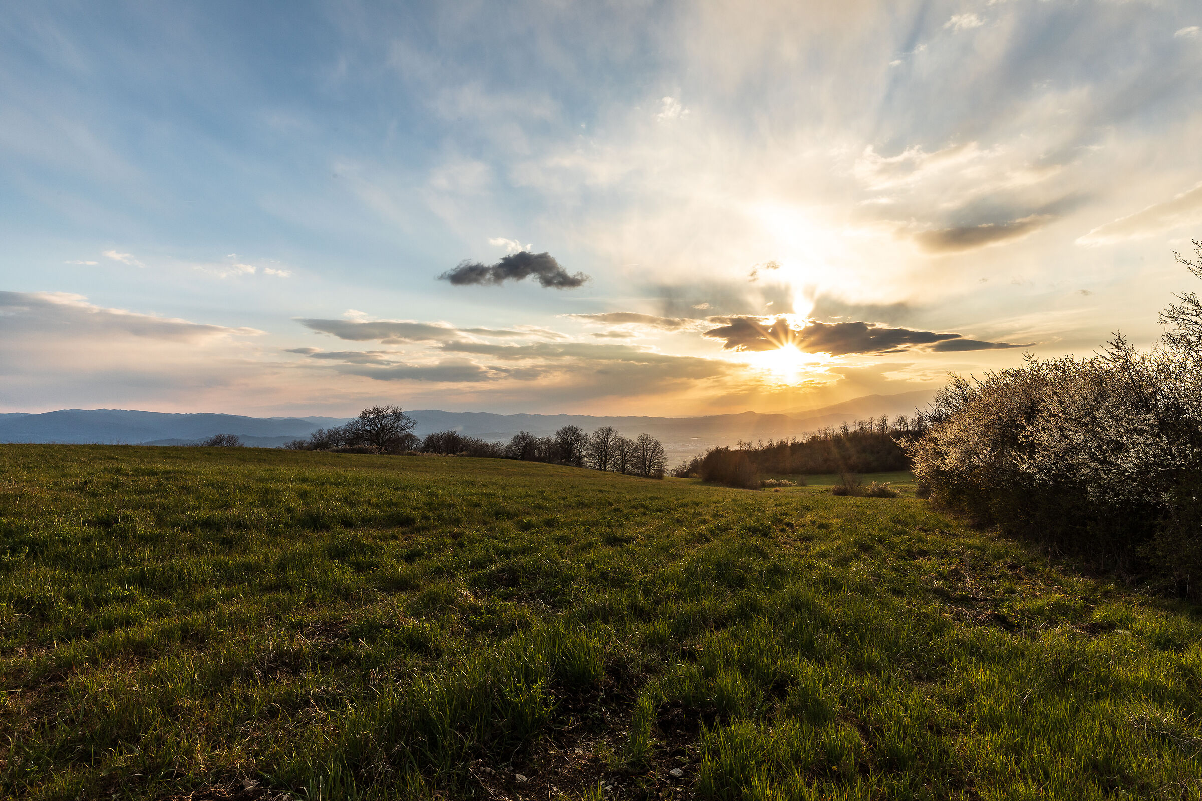 Sunset from Monte Giove - San Giustino (PG)