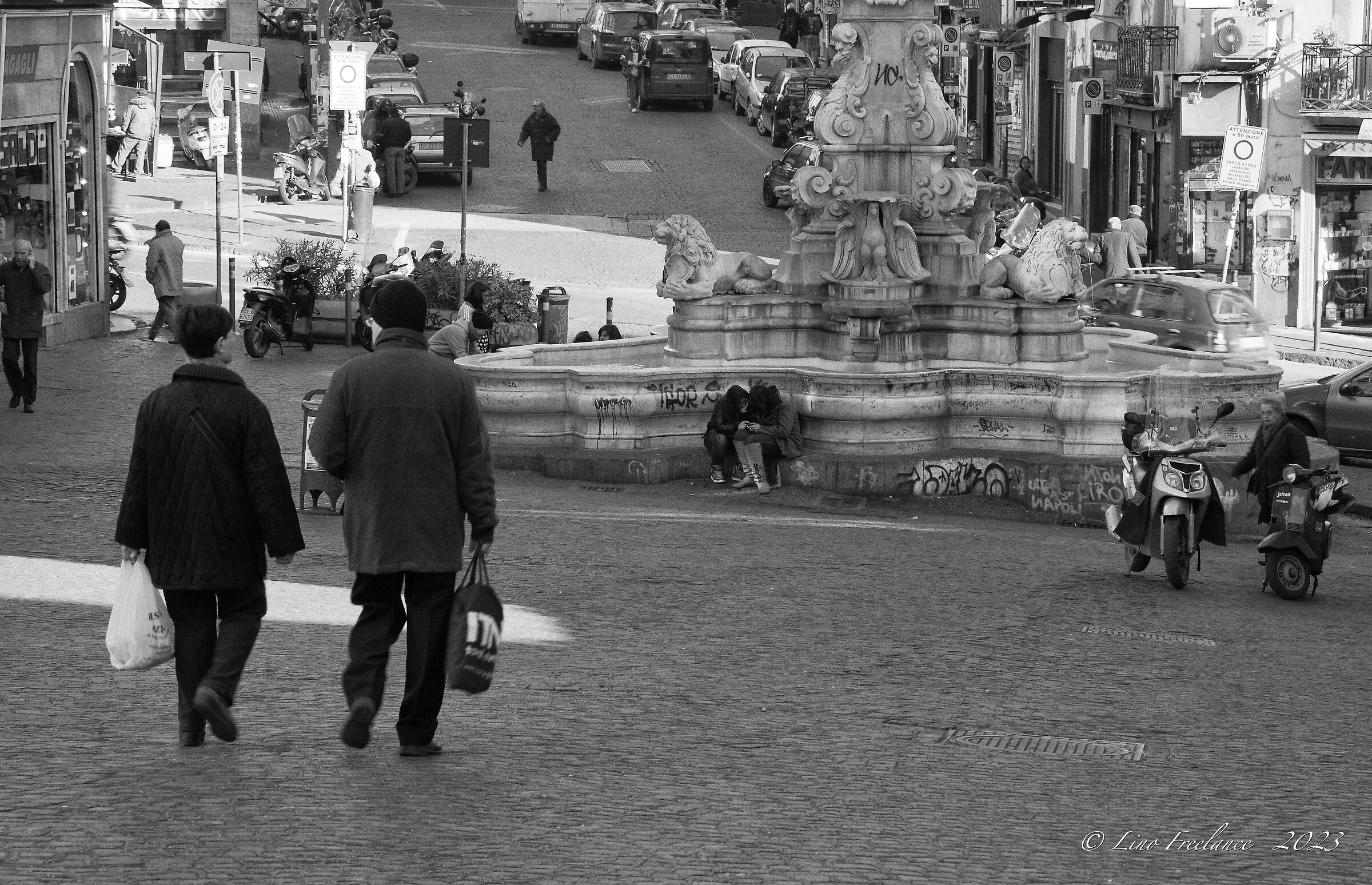 Perfetto equilibrio in discesa.