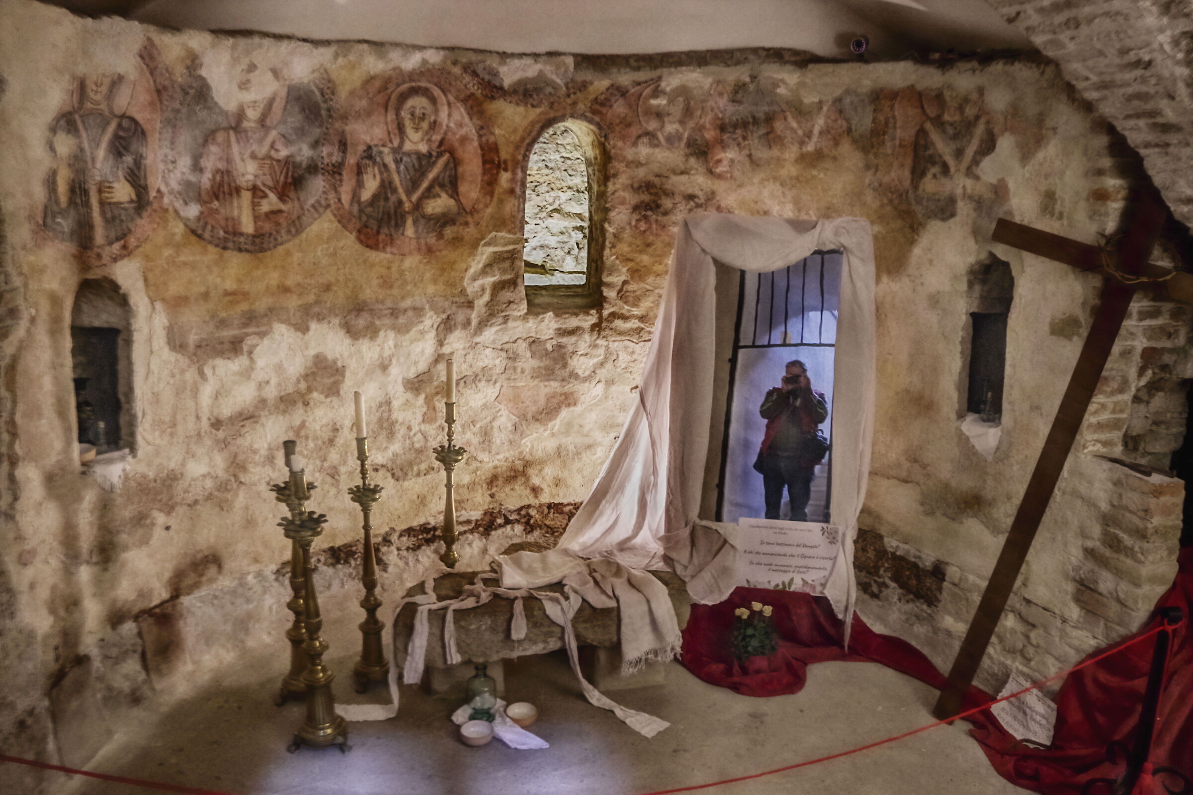 Crypt of the cathedral of Andria