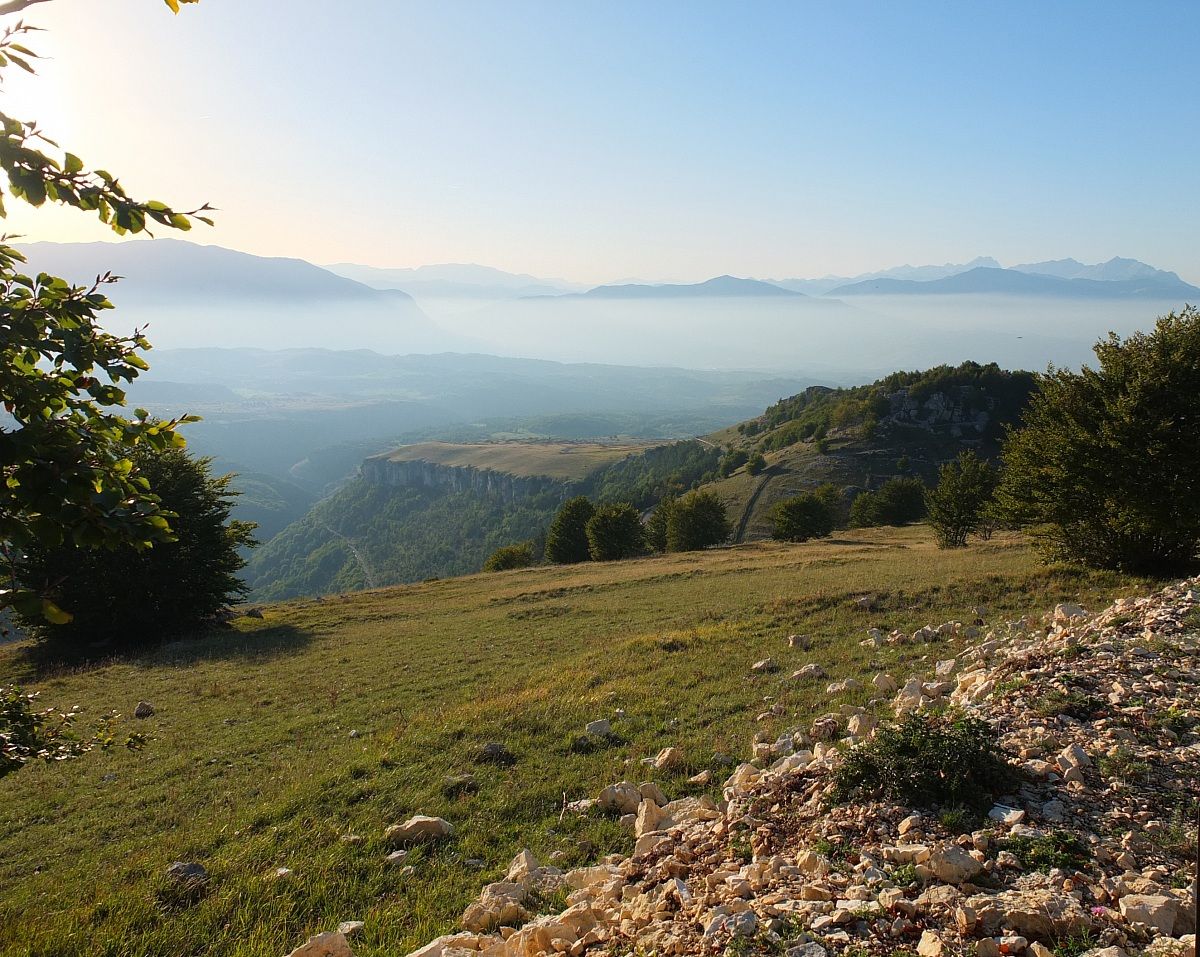 Salendo verso il Blockhaus (Abruzzo)
