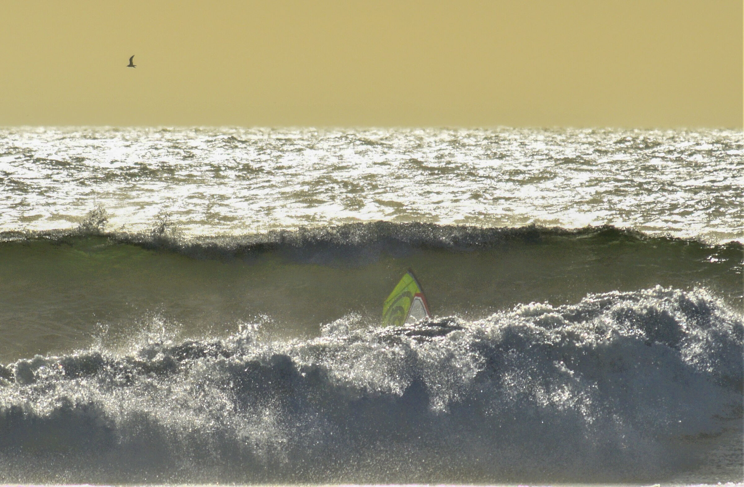 Windsurfing in Haakgat Cape Town