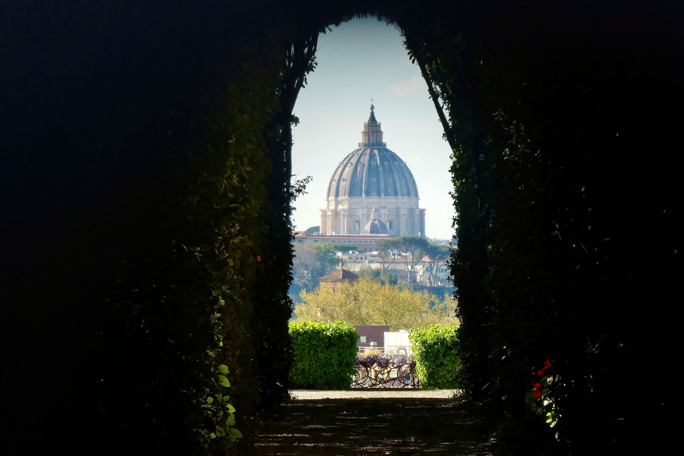 Occhiolino Cavalieri di Malta, Aventino, Roma