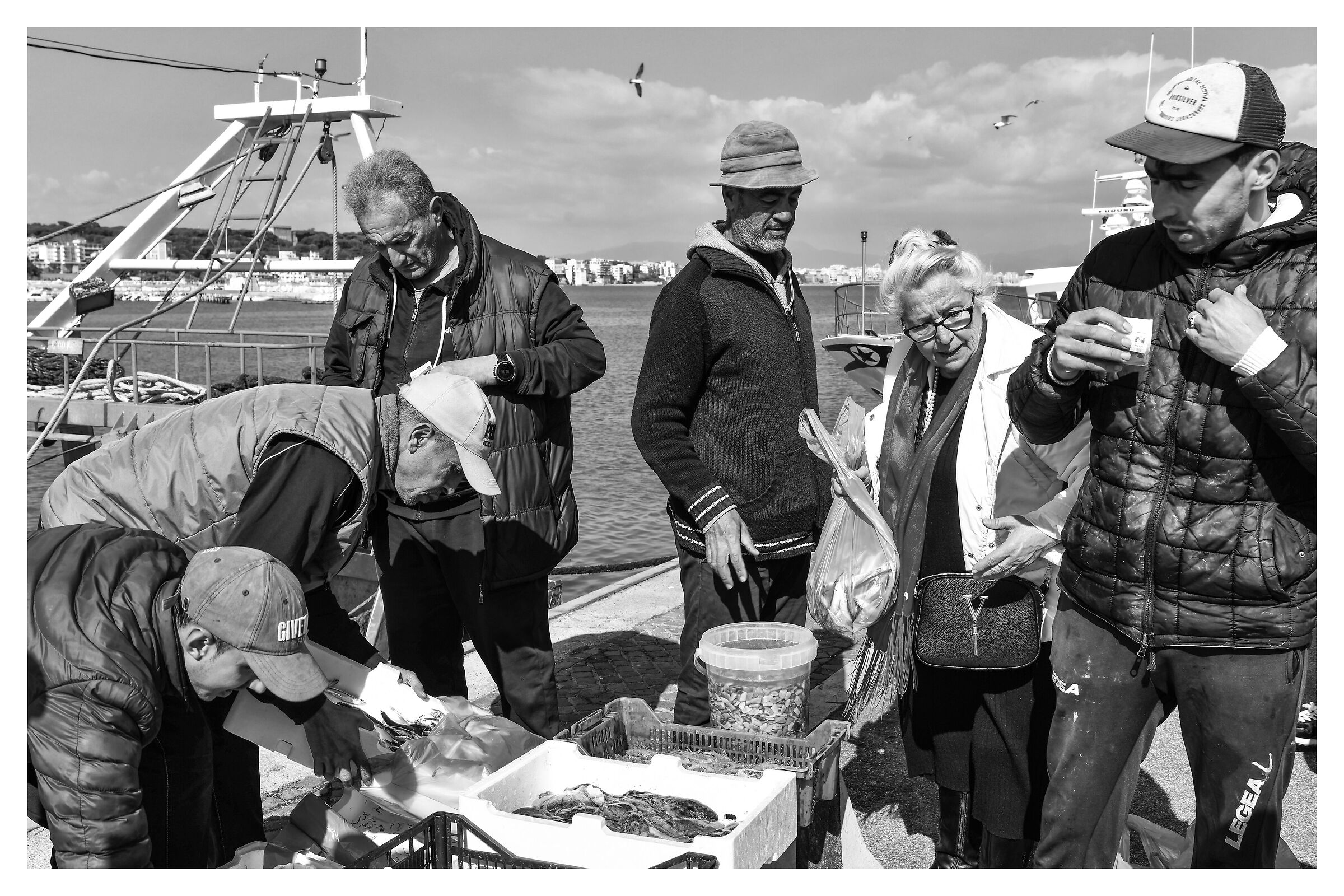 Porto di Anzio-Libero mercato del pesce