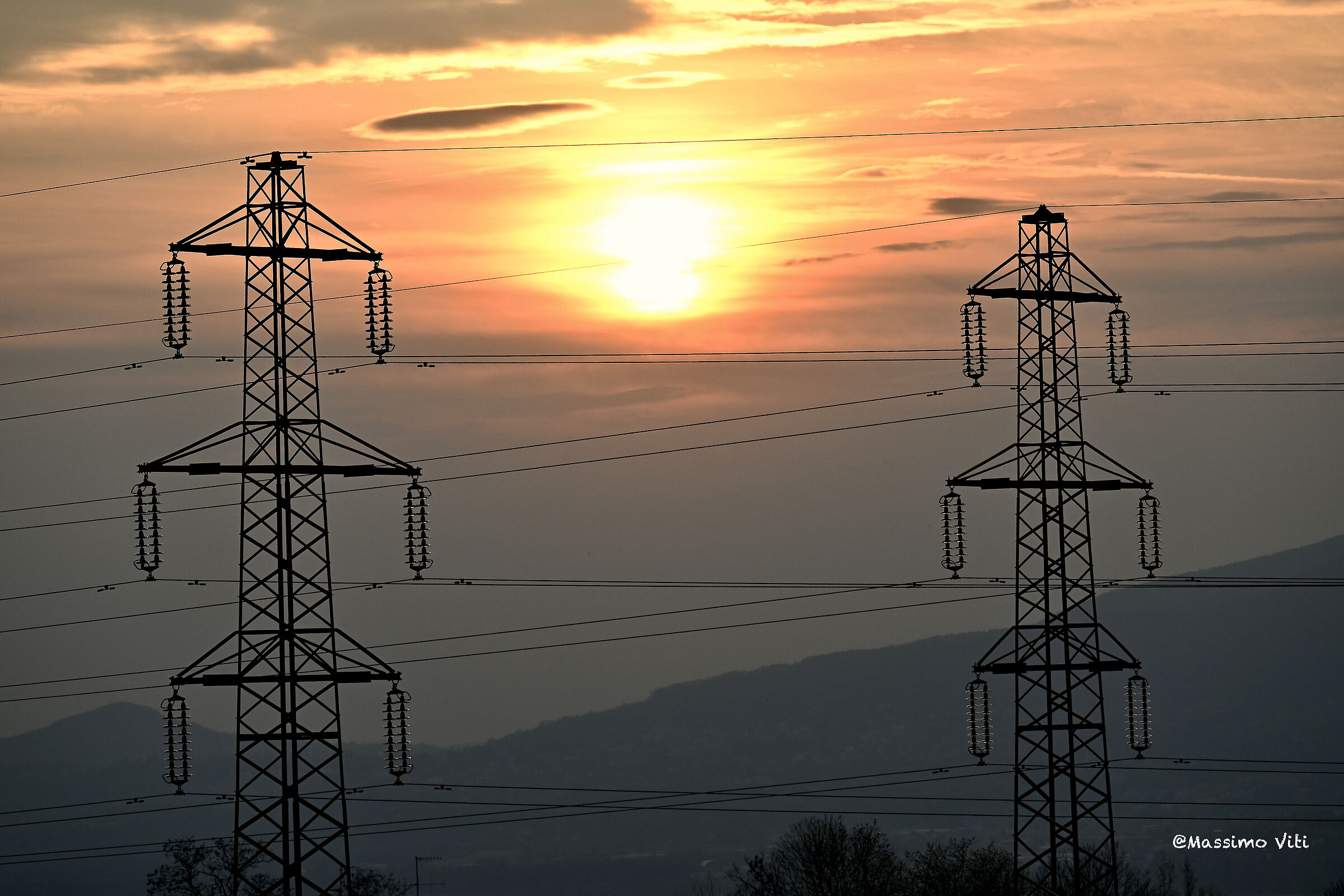 Sunset.. high voltage