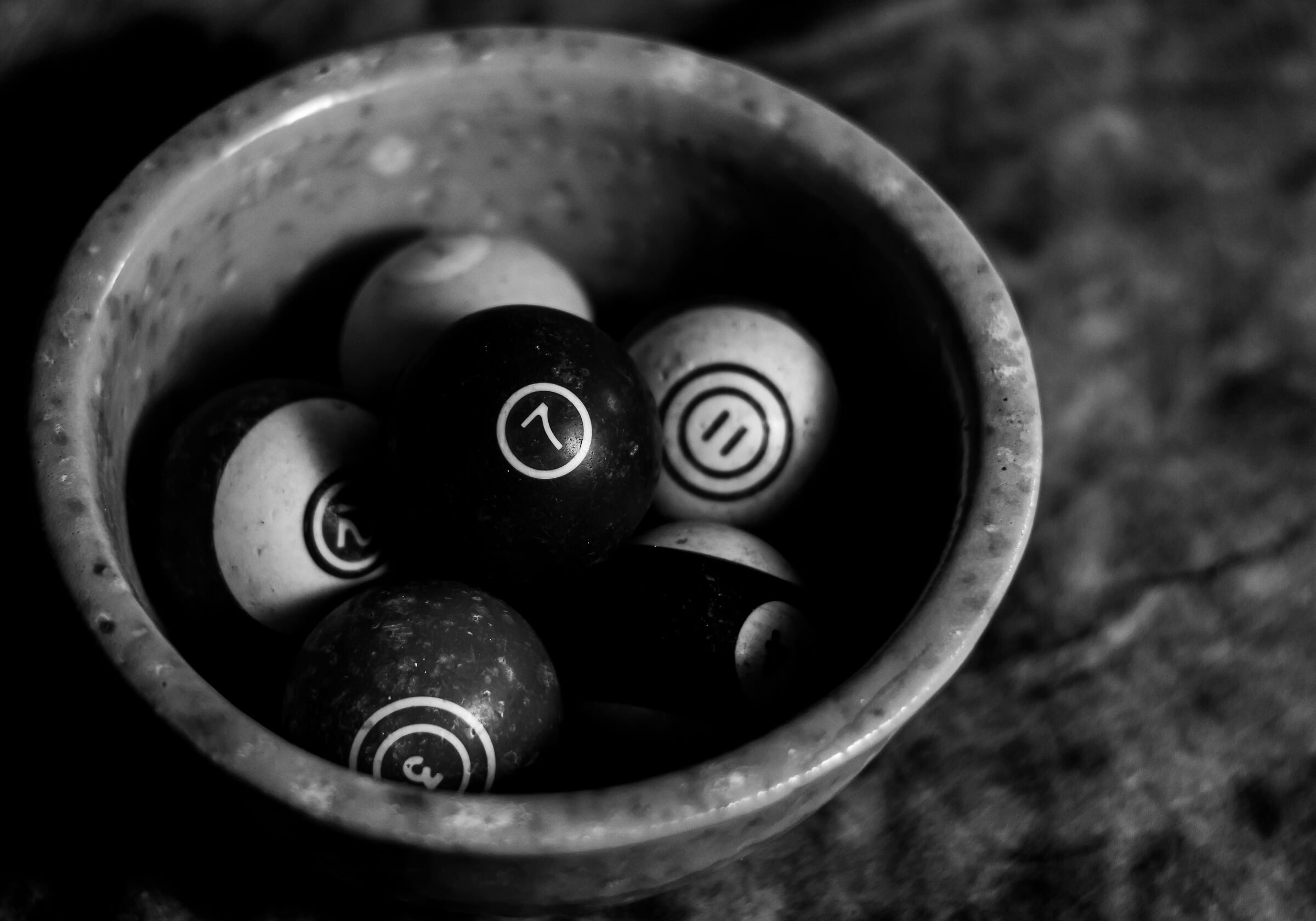 Pol balls in Black and White