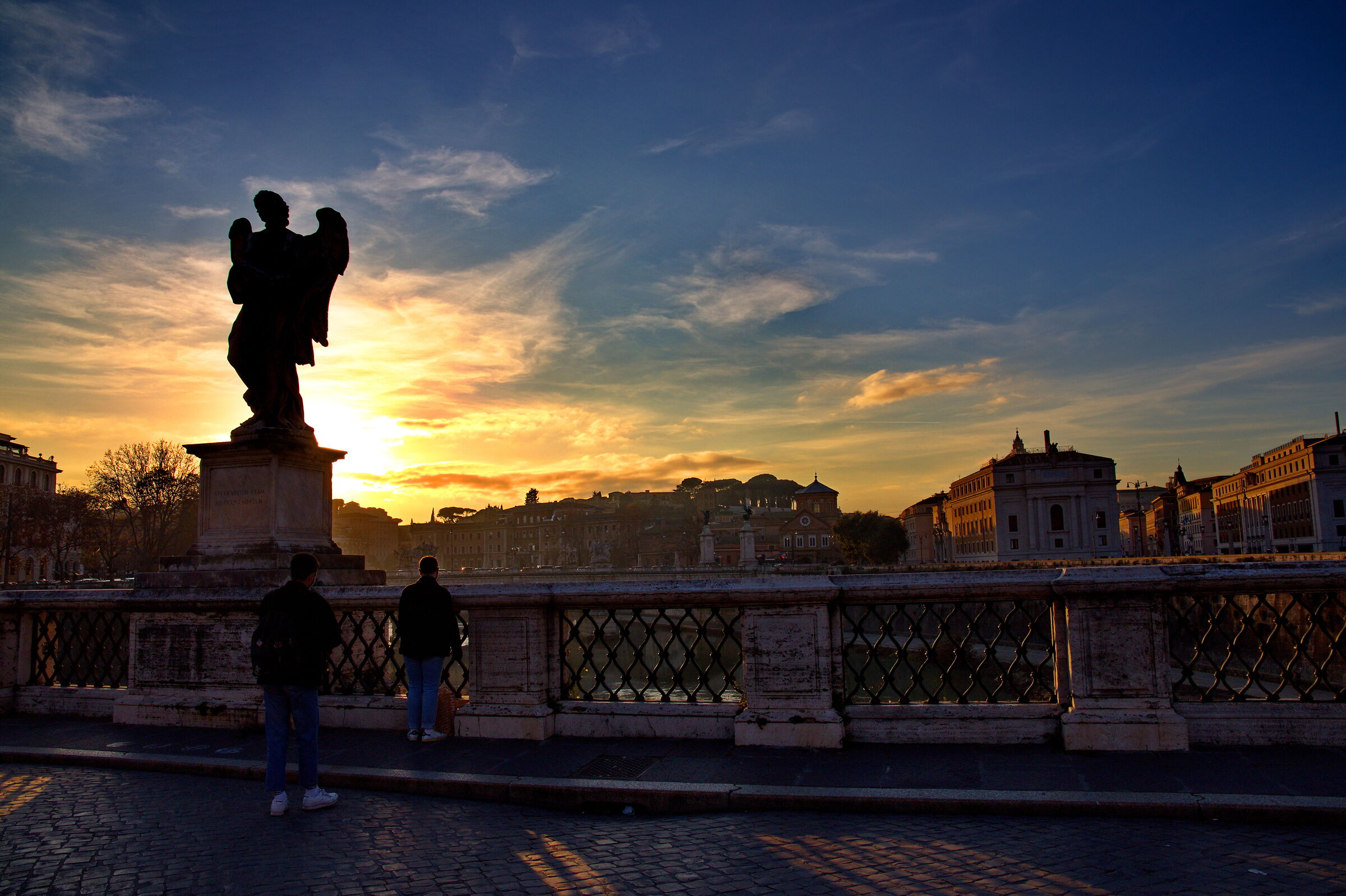 Tramonto a castel Sant'Angelo