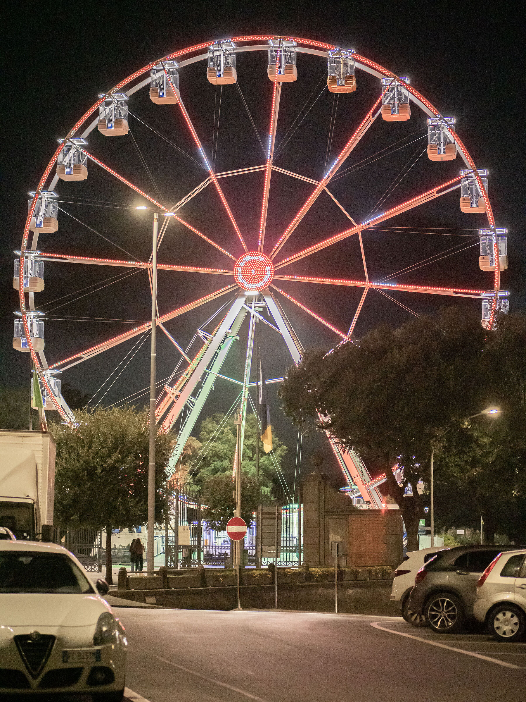 Viterbo Eye at night