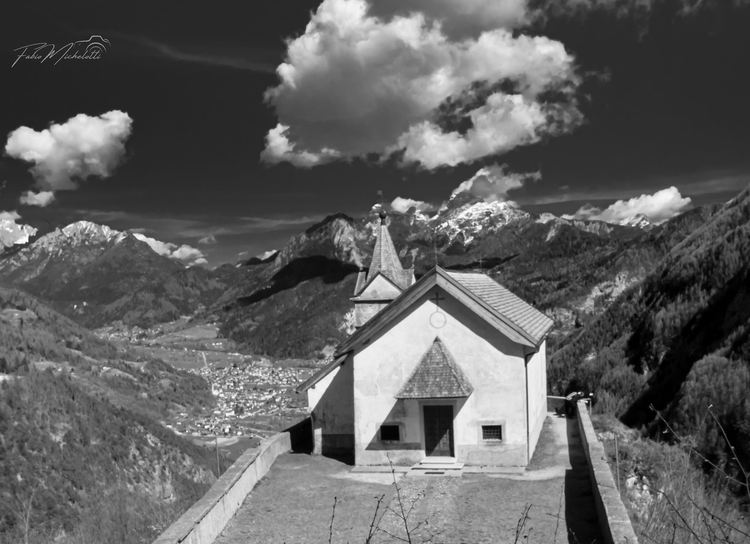 Chiesa San Silvestro bianco e nero