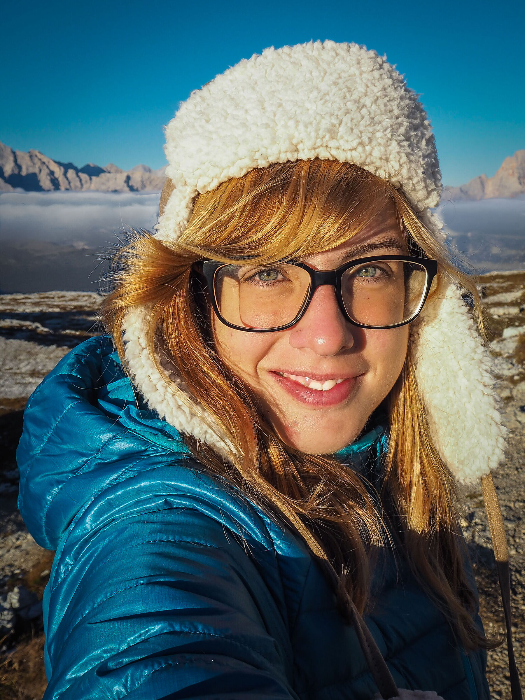 High altitude selfies