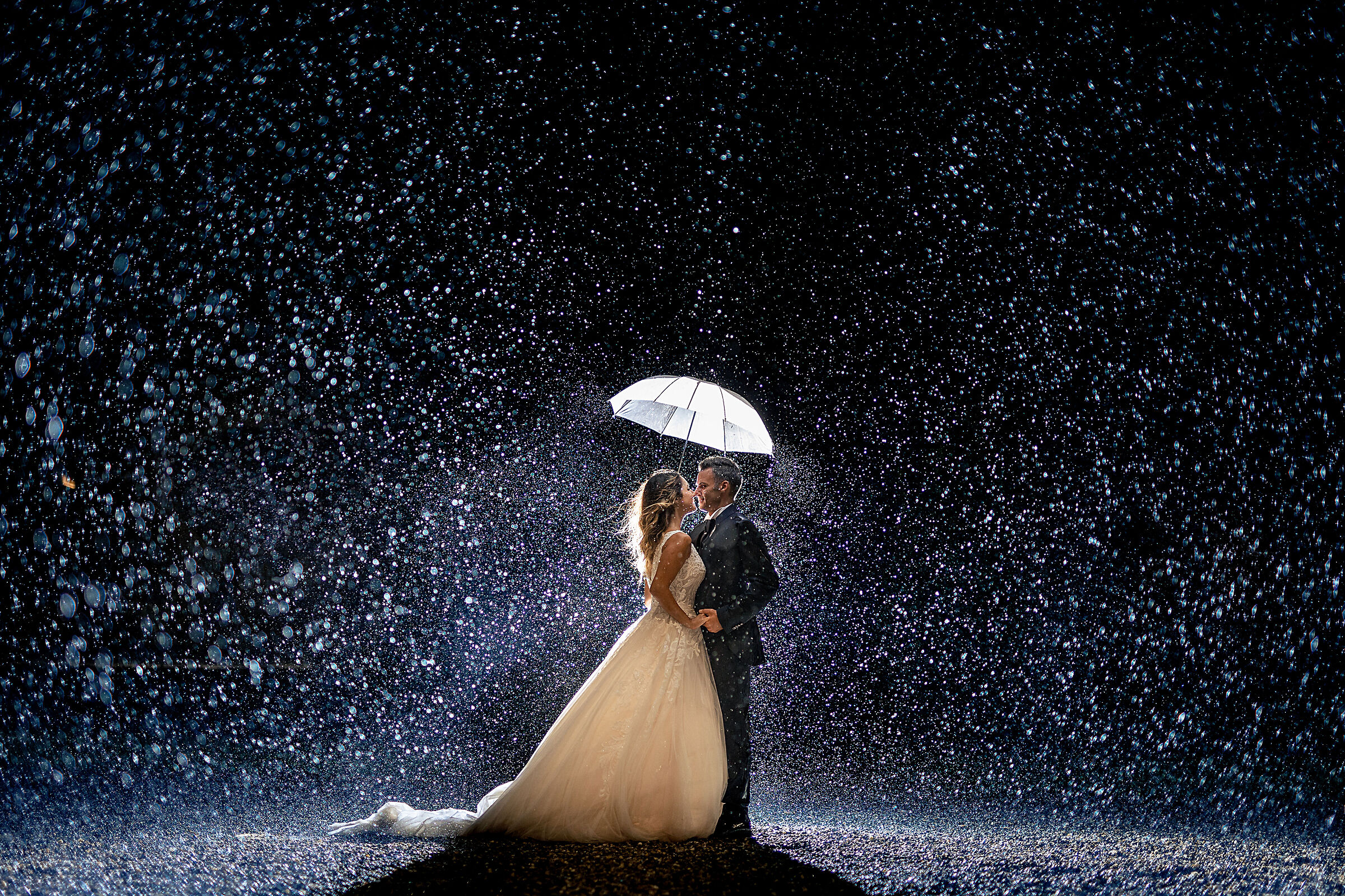 Under the rain