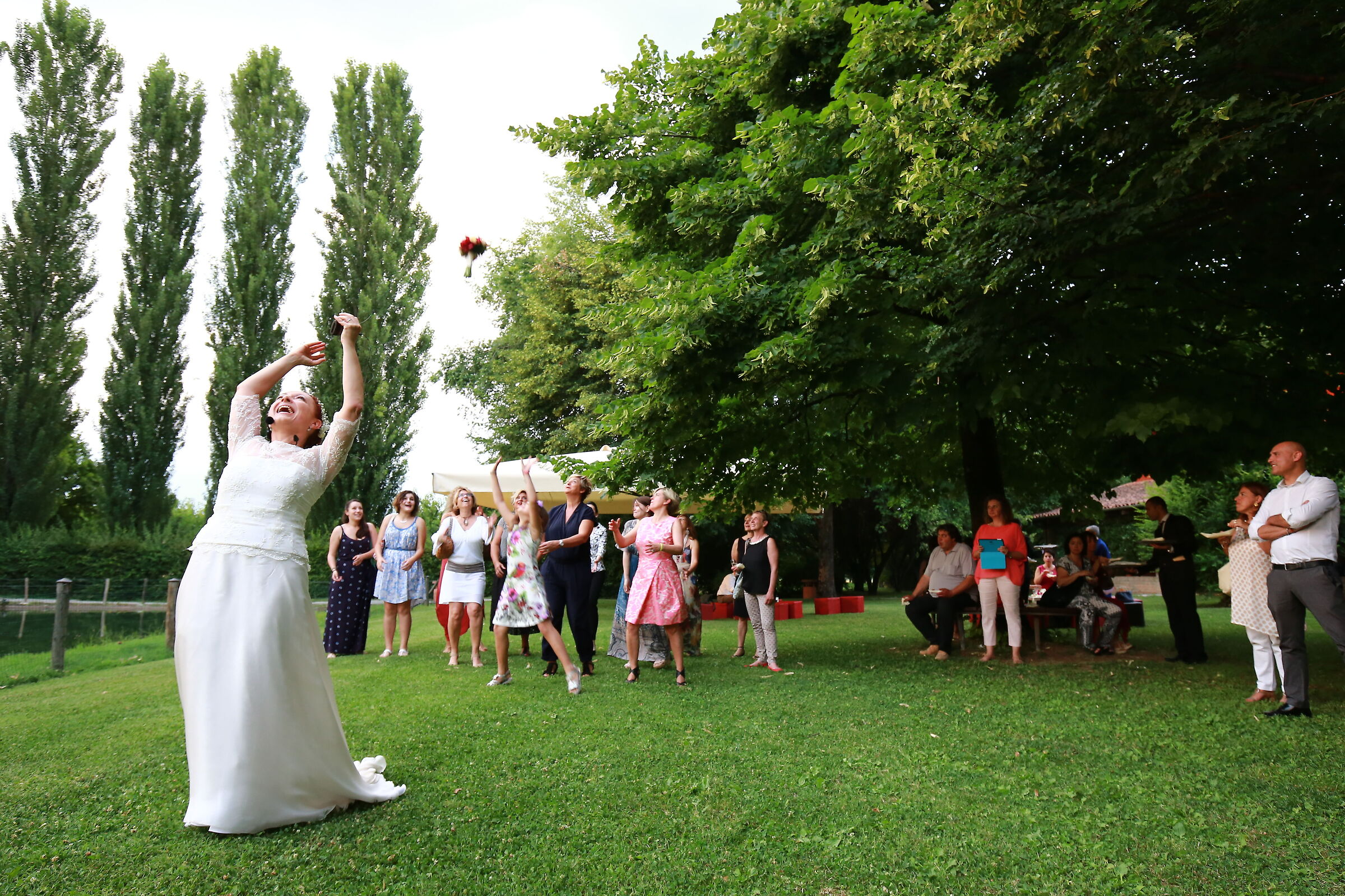 Lancio del bouquet !!!