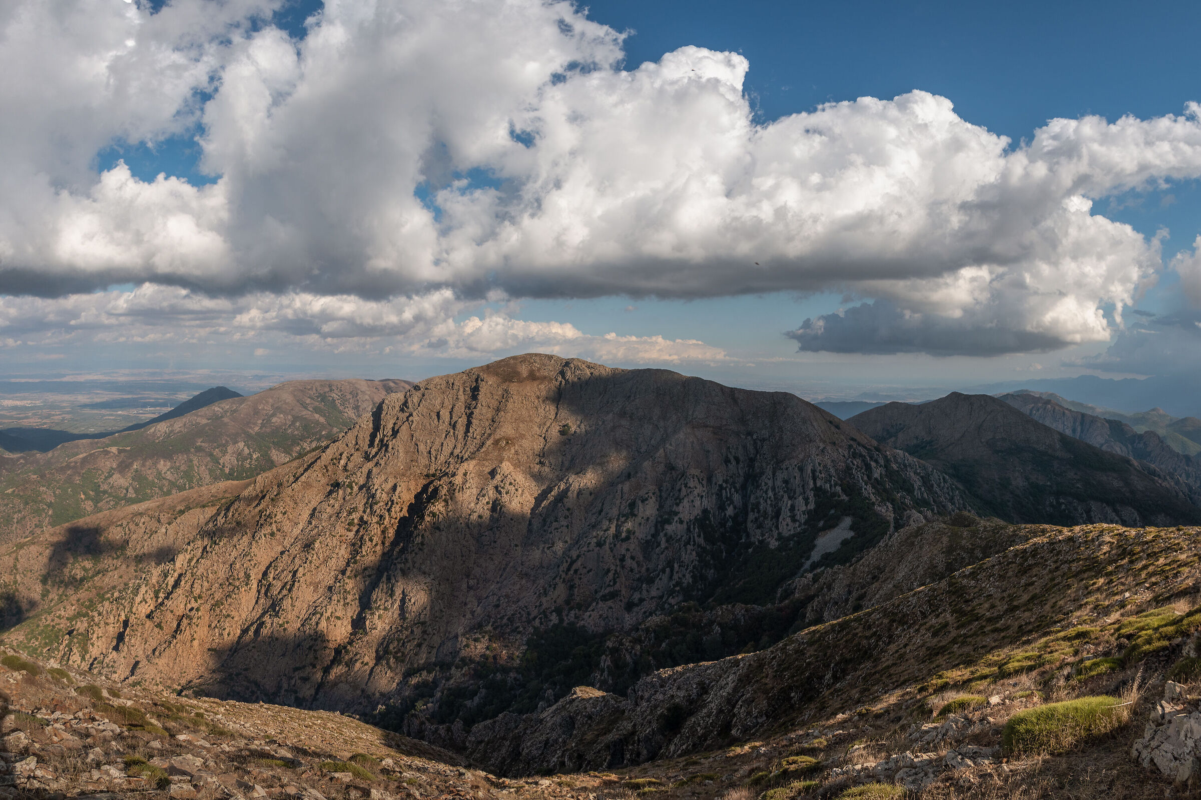 Monte Linas - vista su P.ta Cmedda