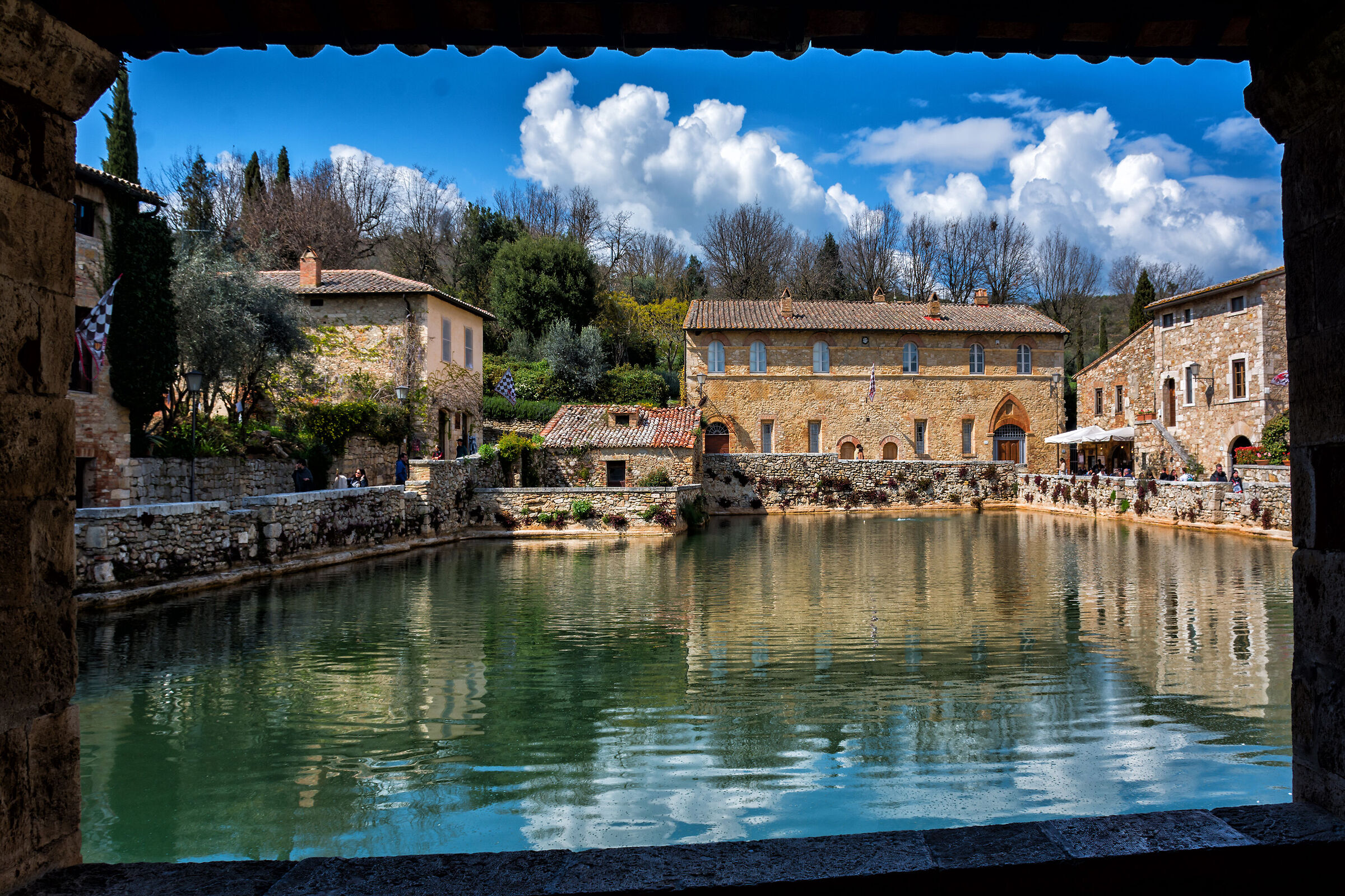 Bagno Vignoni: come in un quadro