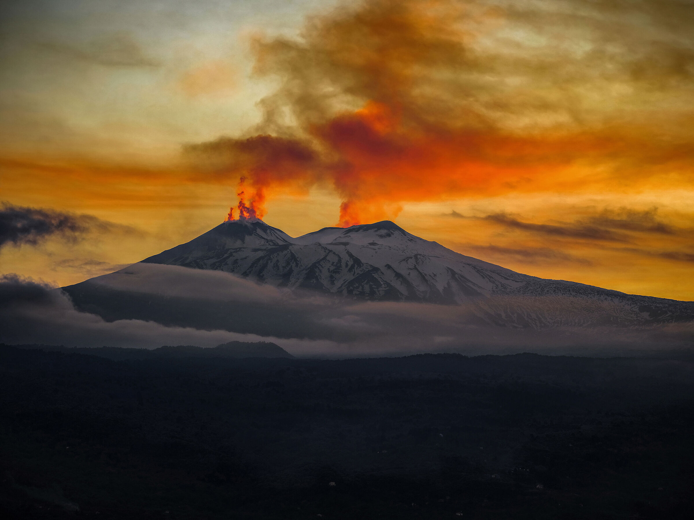 Momenti particolari sull'Etna...