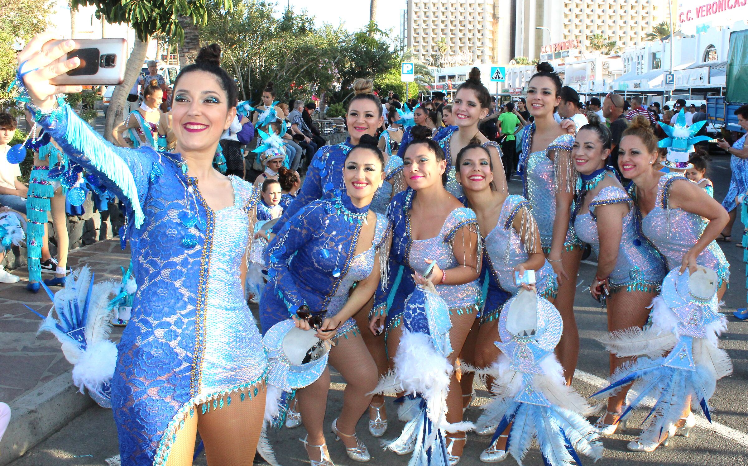 Un selfie al Carnaval Canario - Tenerife