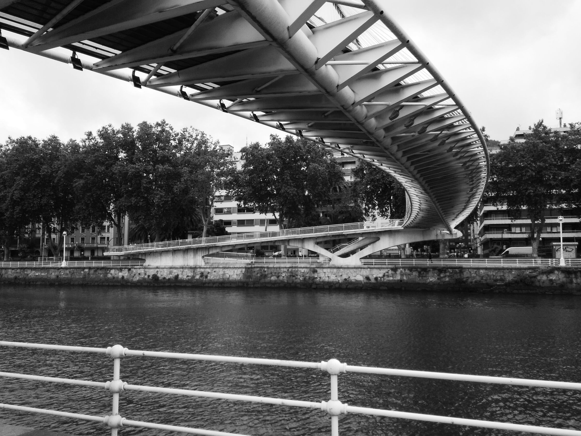 Bilbao b/w bridge