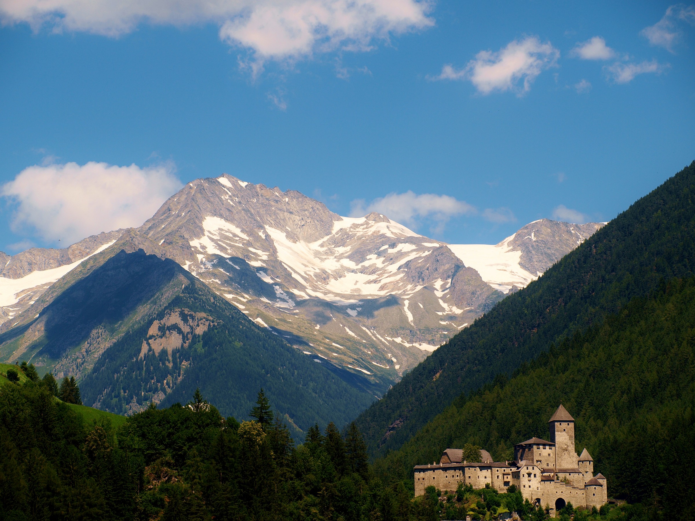 Il castello di Campo Tures.