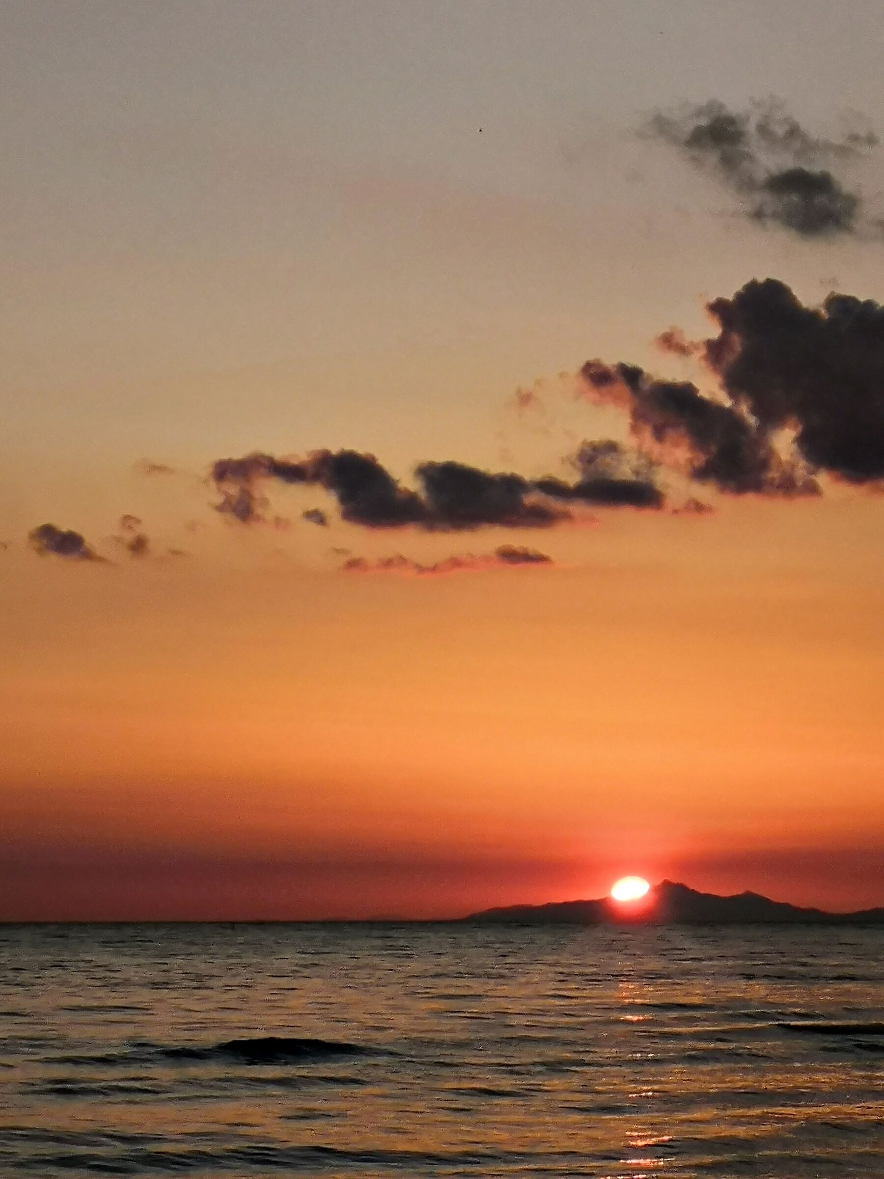 Sunset over the Argentario