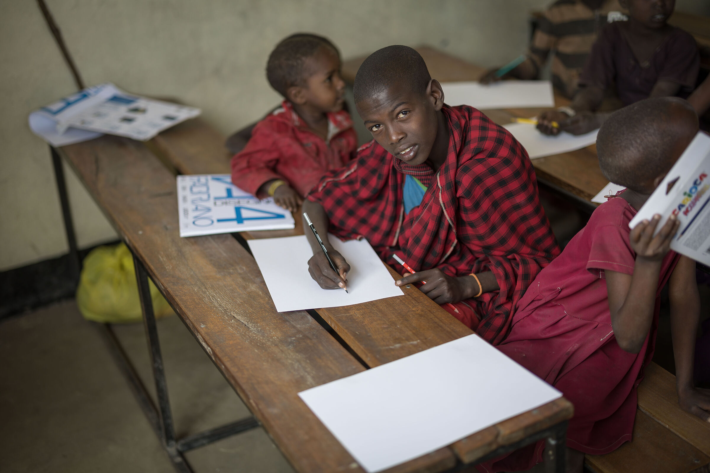Gifts to the Maasai school