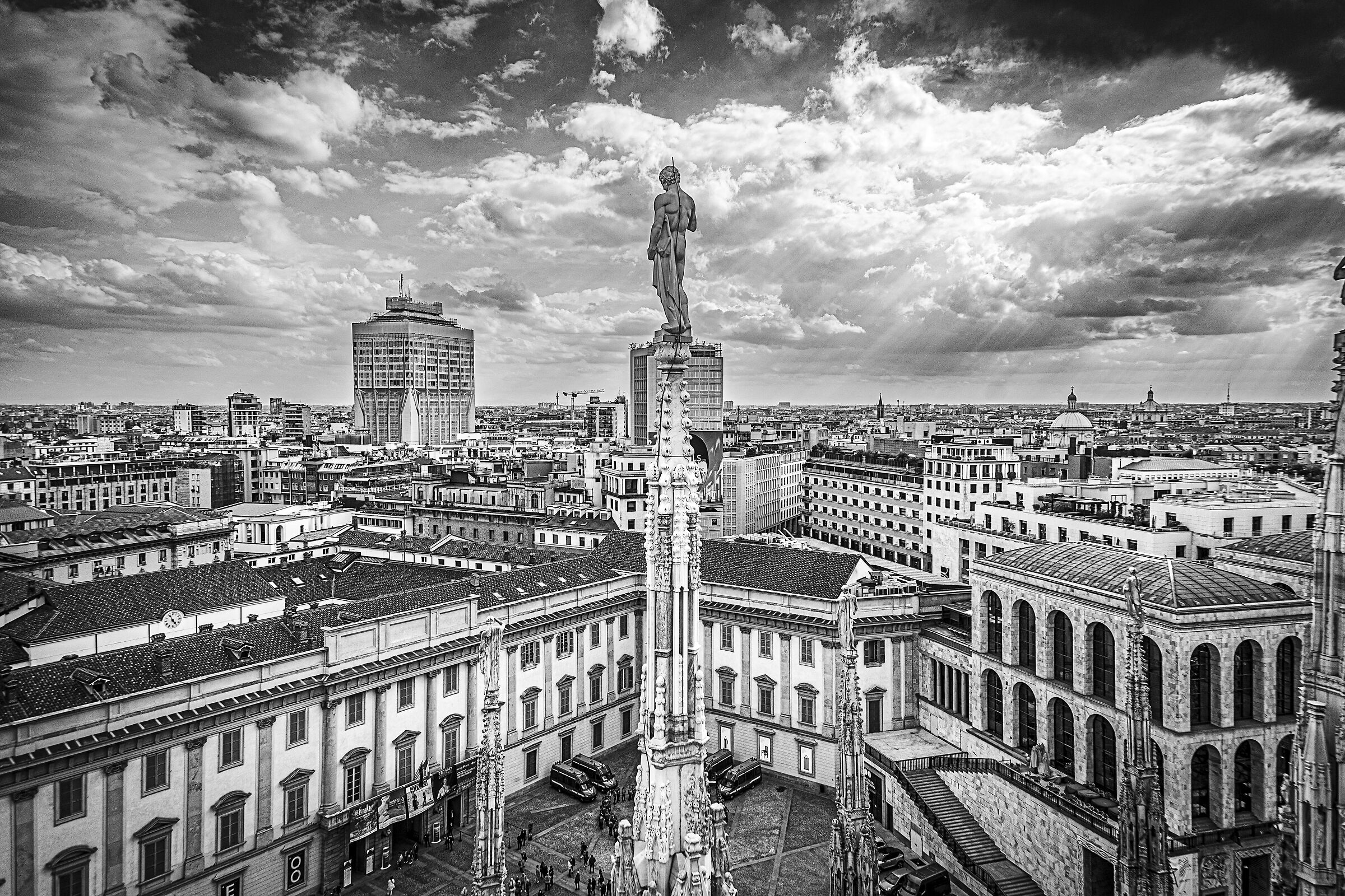 Milan from above