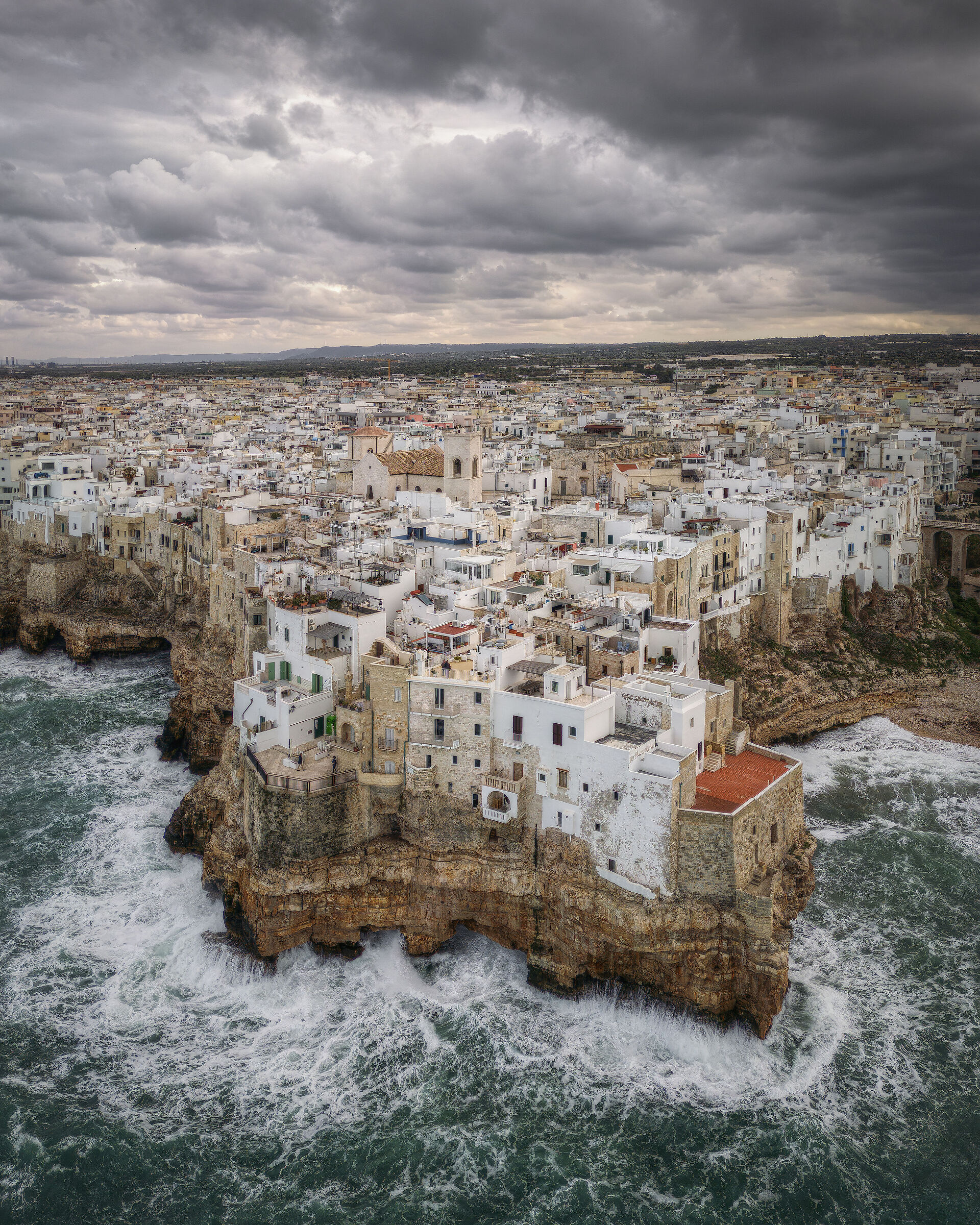 Polignano a Mare from above