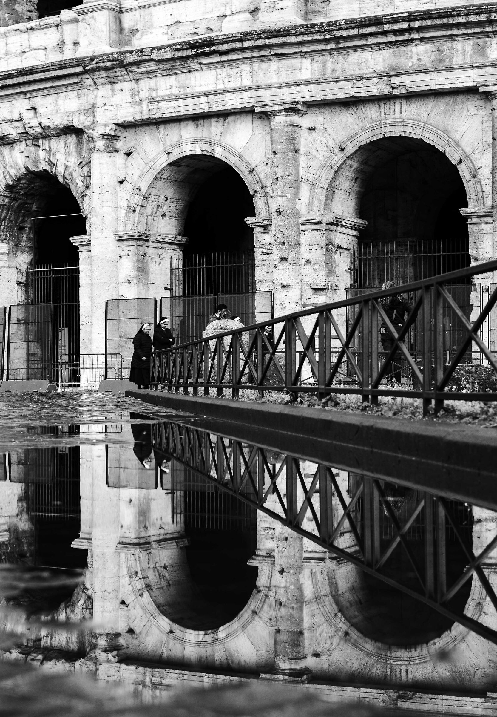 Colosseum Reflection