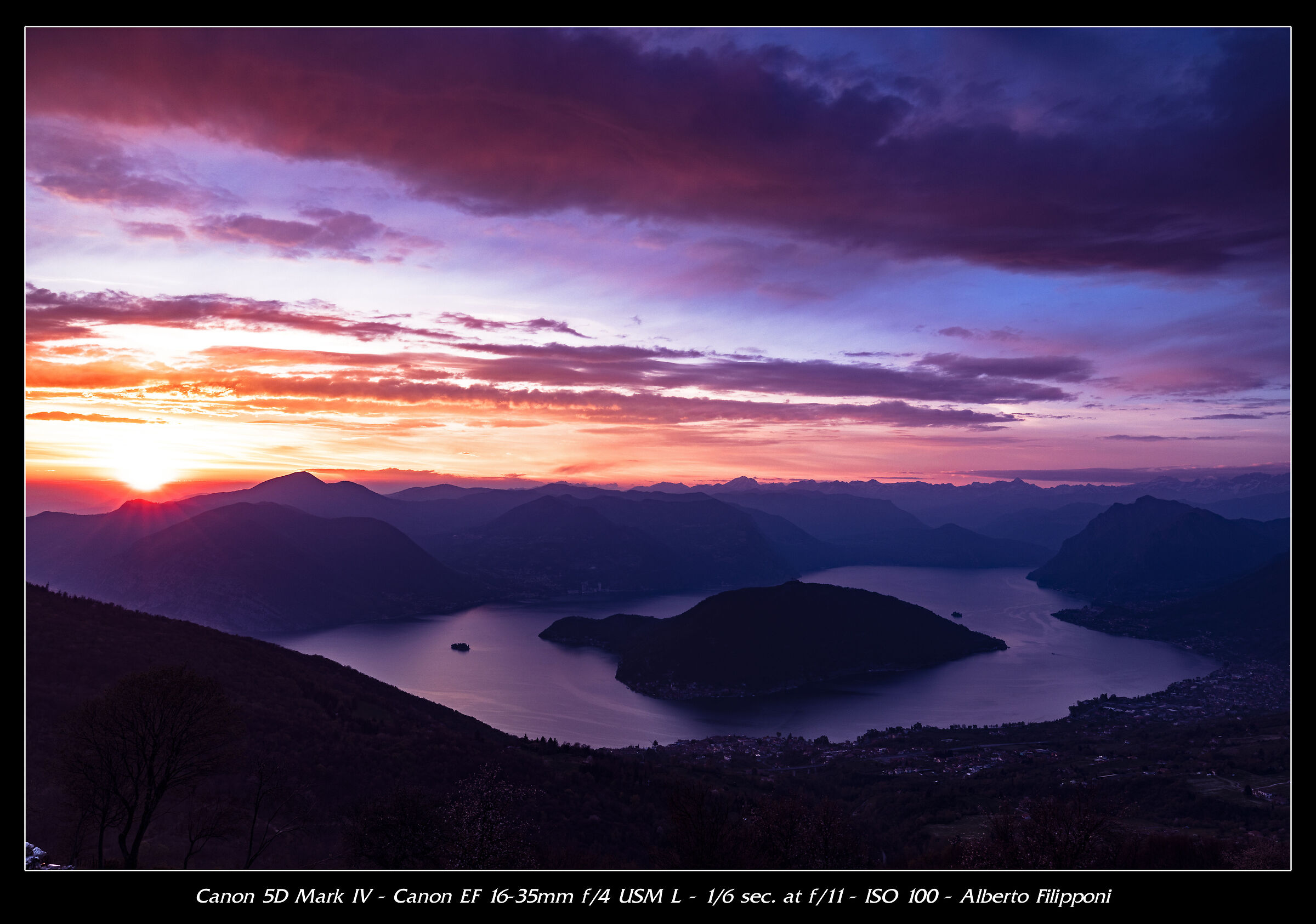 Iseo sunset