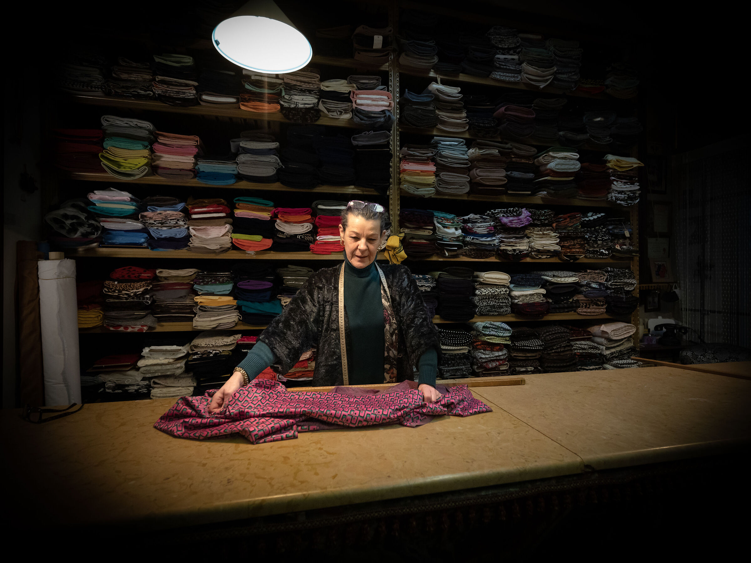 The fabric shop