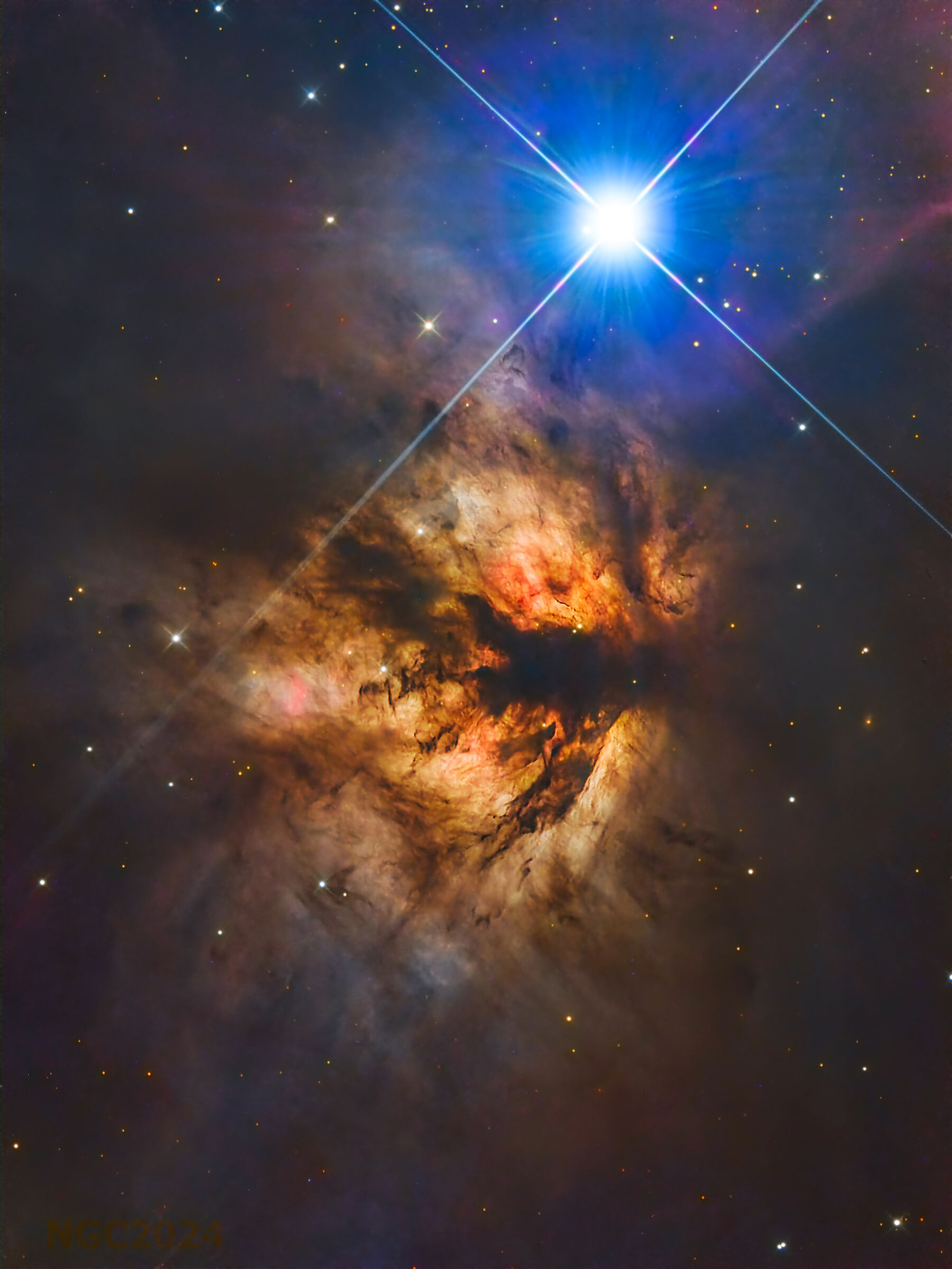 Nebulosa Fiamma in Orione ngc2024