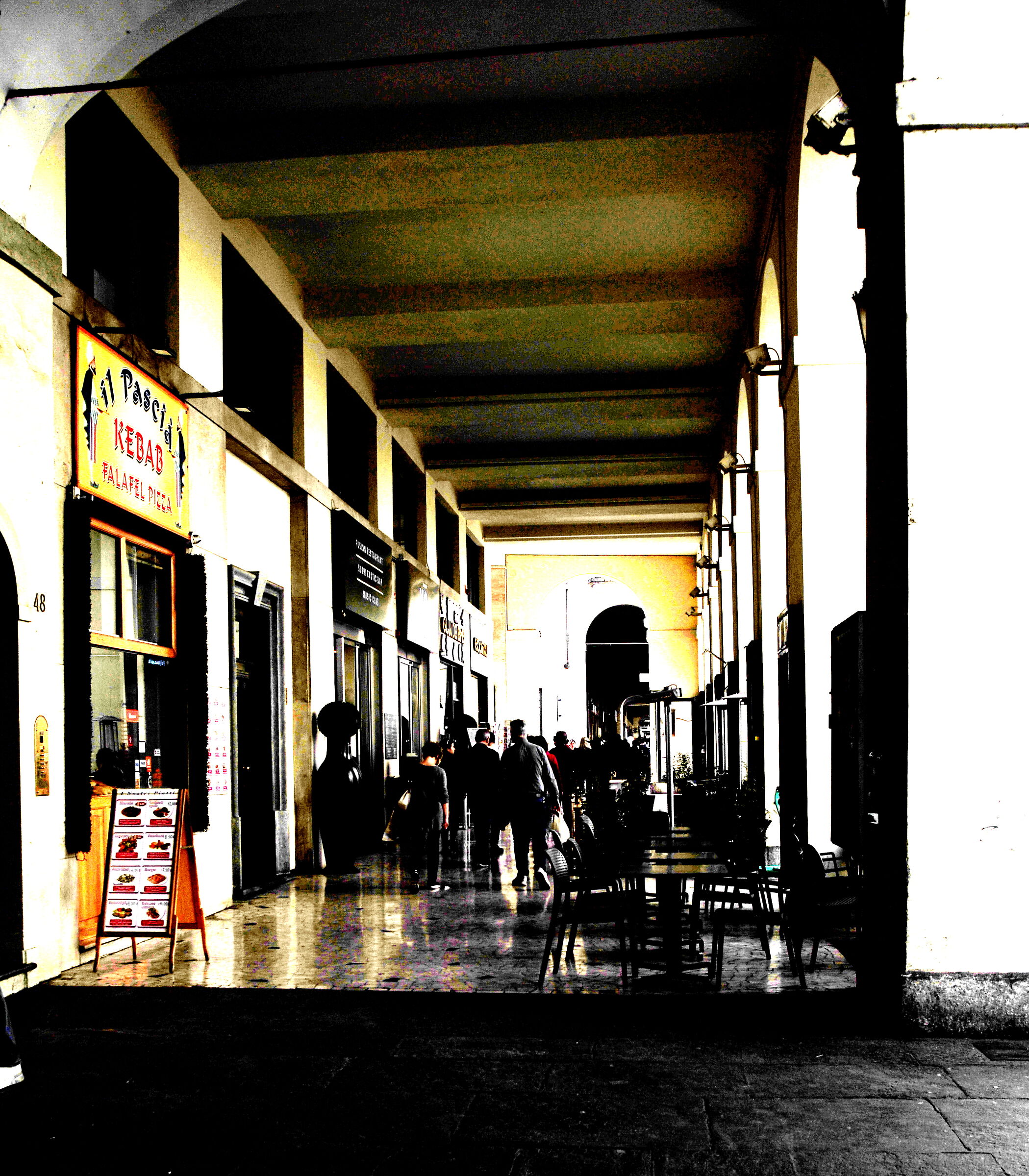 Turin, the arcades