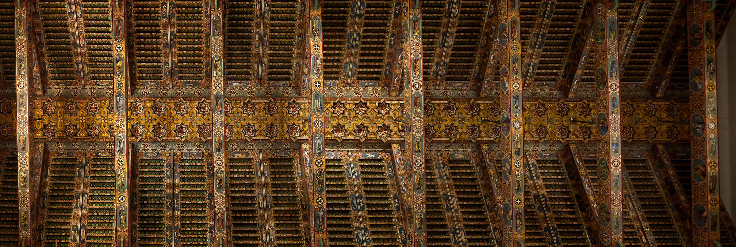 The ceiling of the Cathedral of Messina