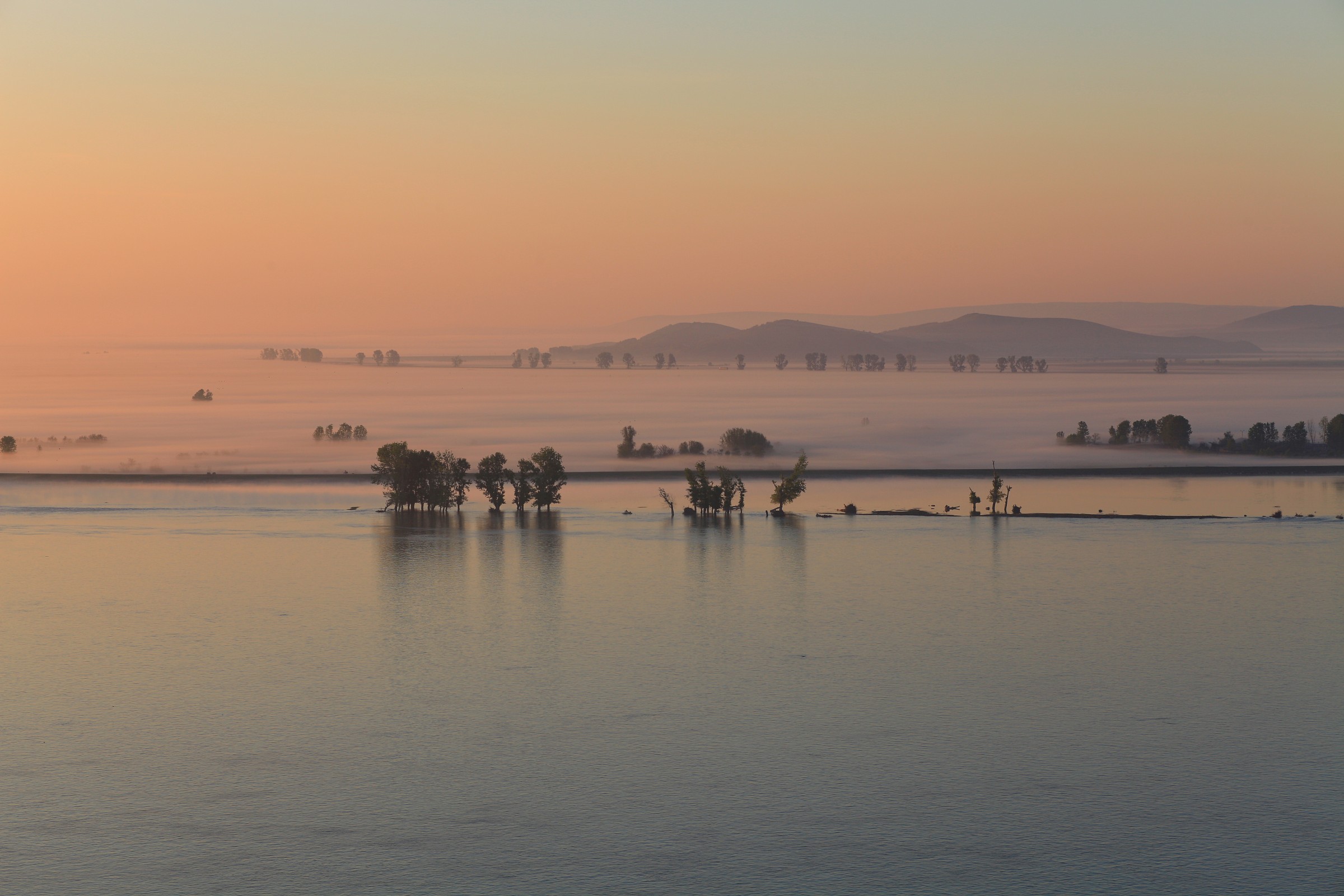 the Danube in the morning