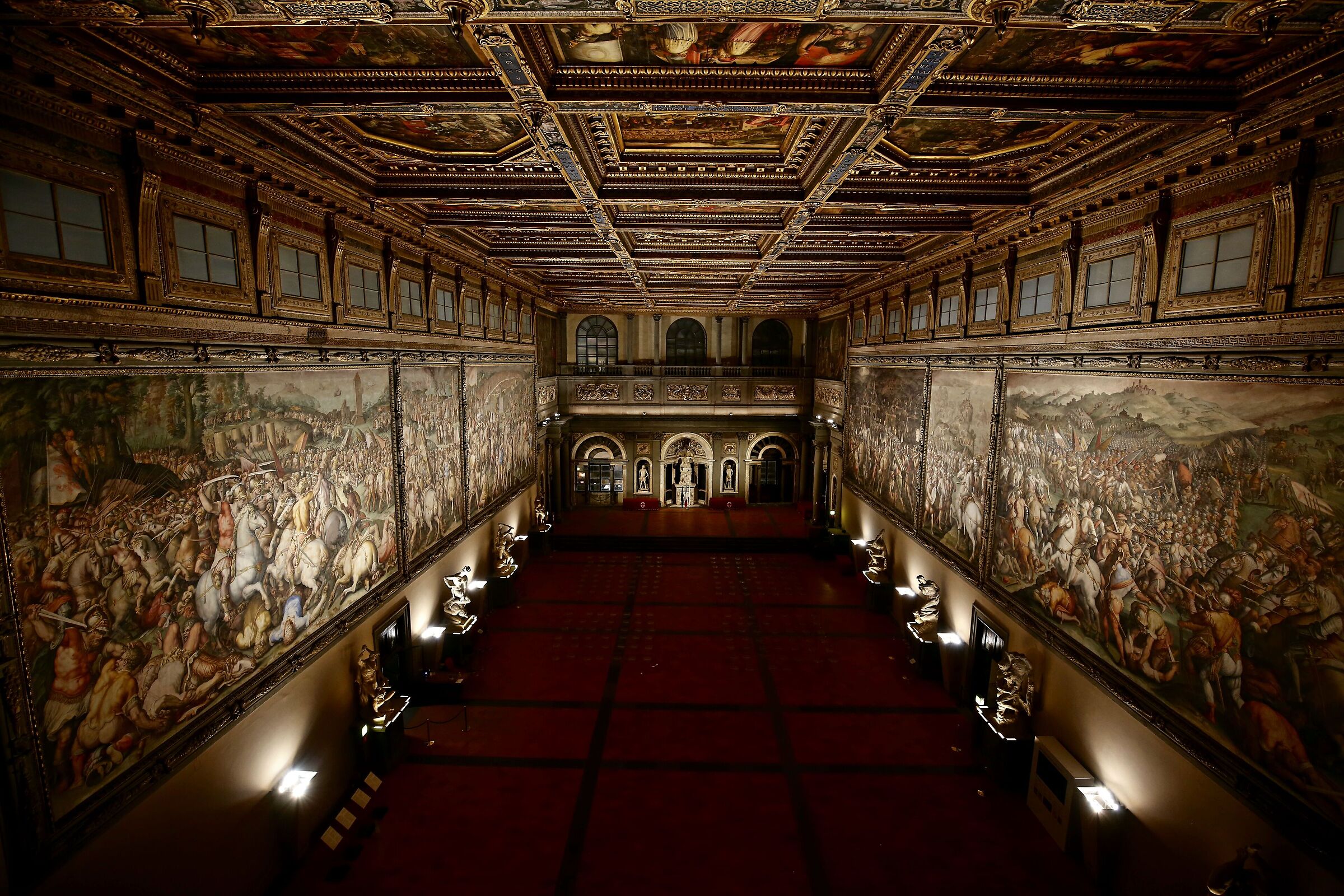 The Salone dei Cinquecento from the balcony