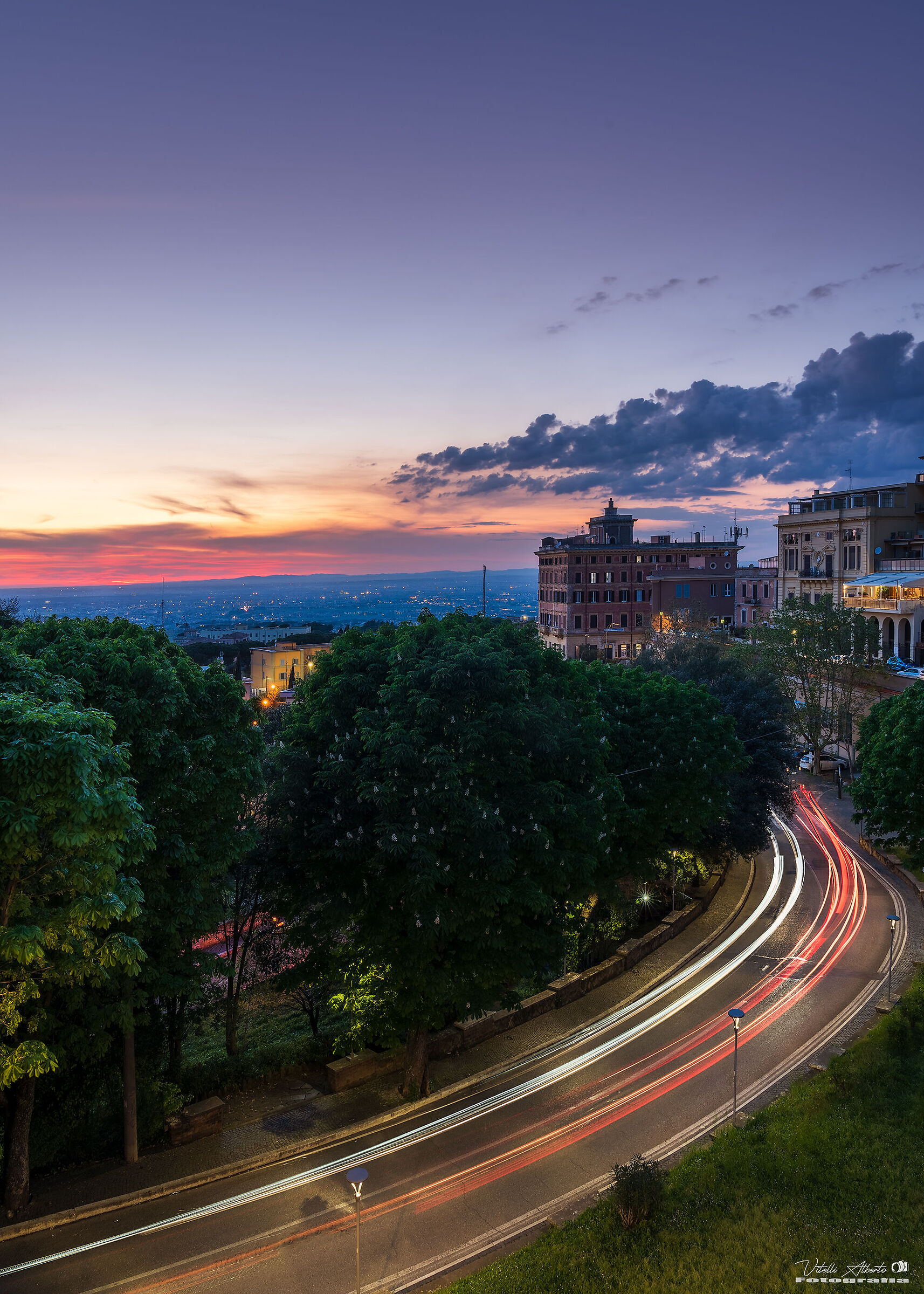 An evening in Frascati